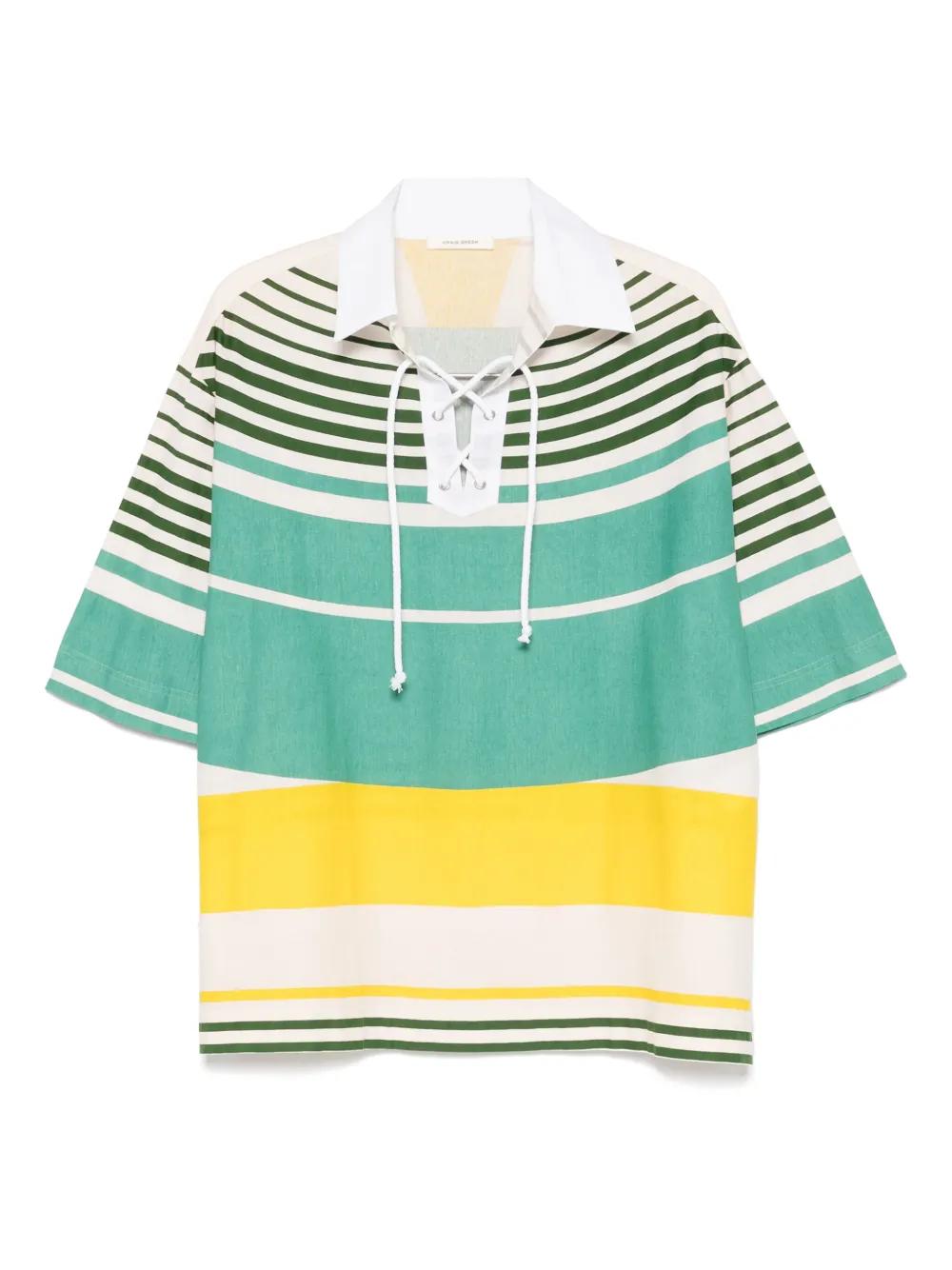 Tシャツ・カットソー CRAIG GREEN Men Polo Shirts CGSS25CJETSS21 BLACK CREAM Craig Green: Men's Flag T-Shirt (Black) | DSML E-SHOP
