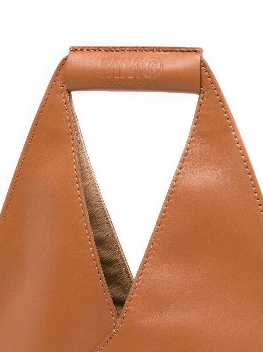 MM6 by Maison Martin Margiela Japanese Flat Tote Bag in Brown