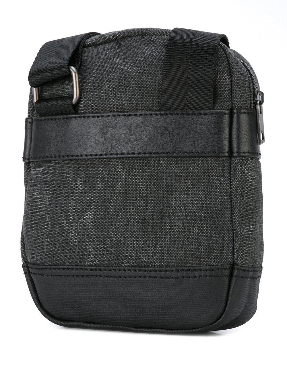DIESEL Cotton Messenger Bag in Black for Men Lyst