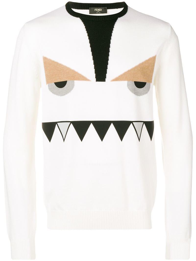 fendi bug eye jumper