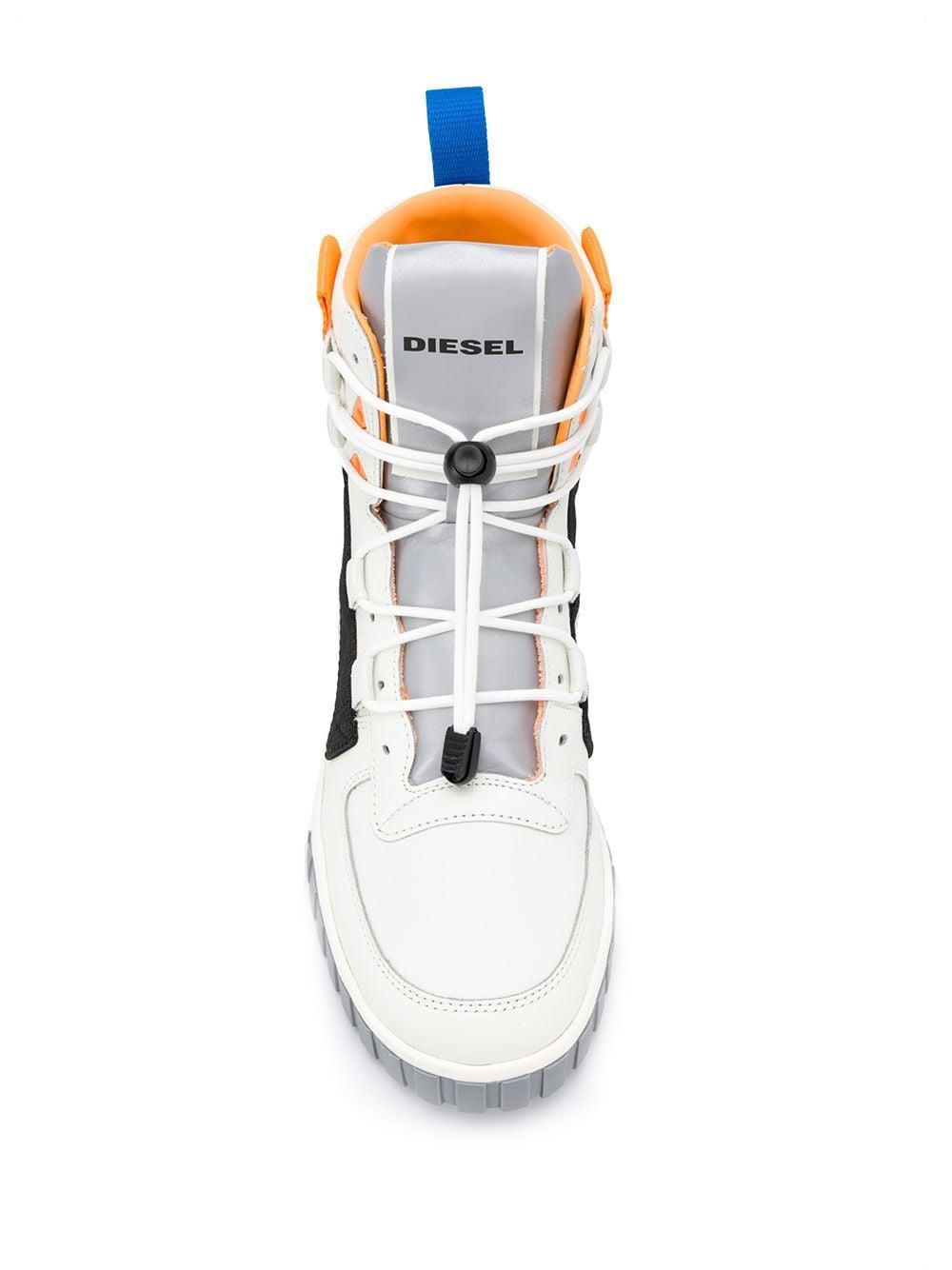 DIESEL Colour-block High Top Sneakers 