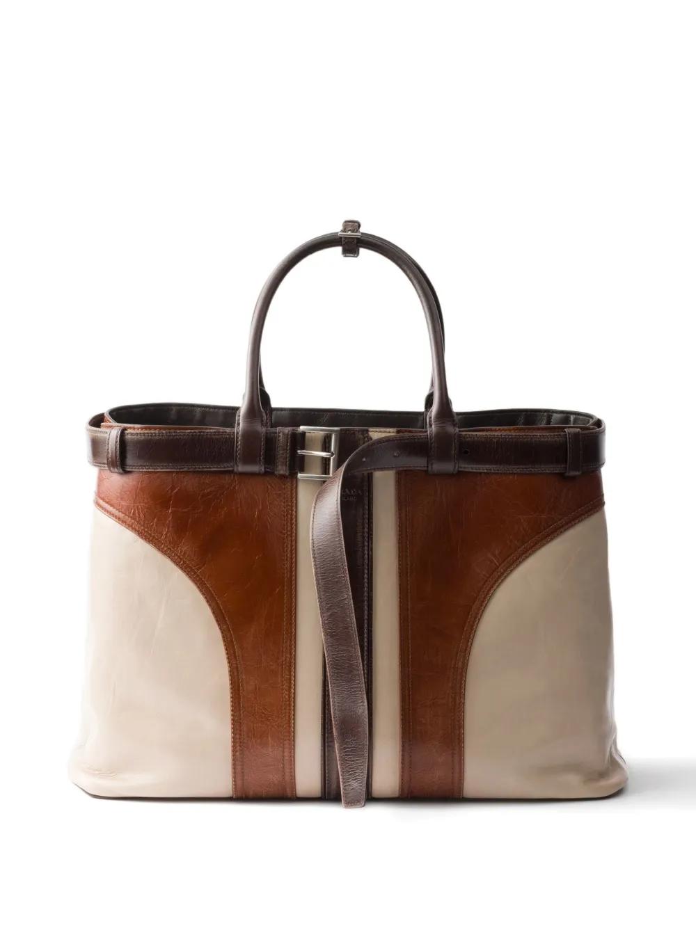 【希少】PRADA バックロゴ ウール ペンシルスカート ブラウン グレー ローデンファブリック ペンシルスカート | PRADA