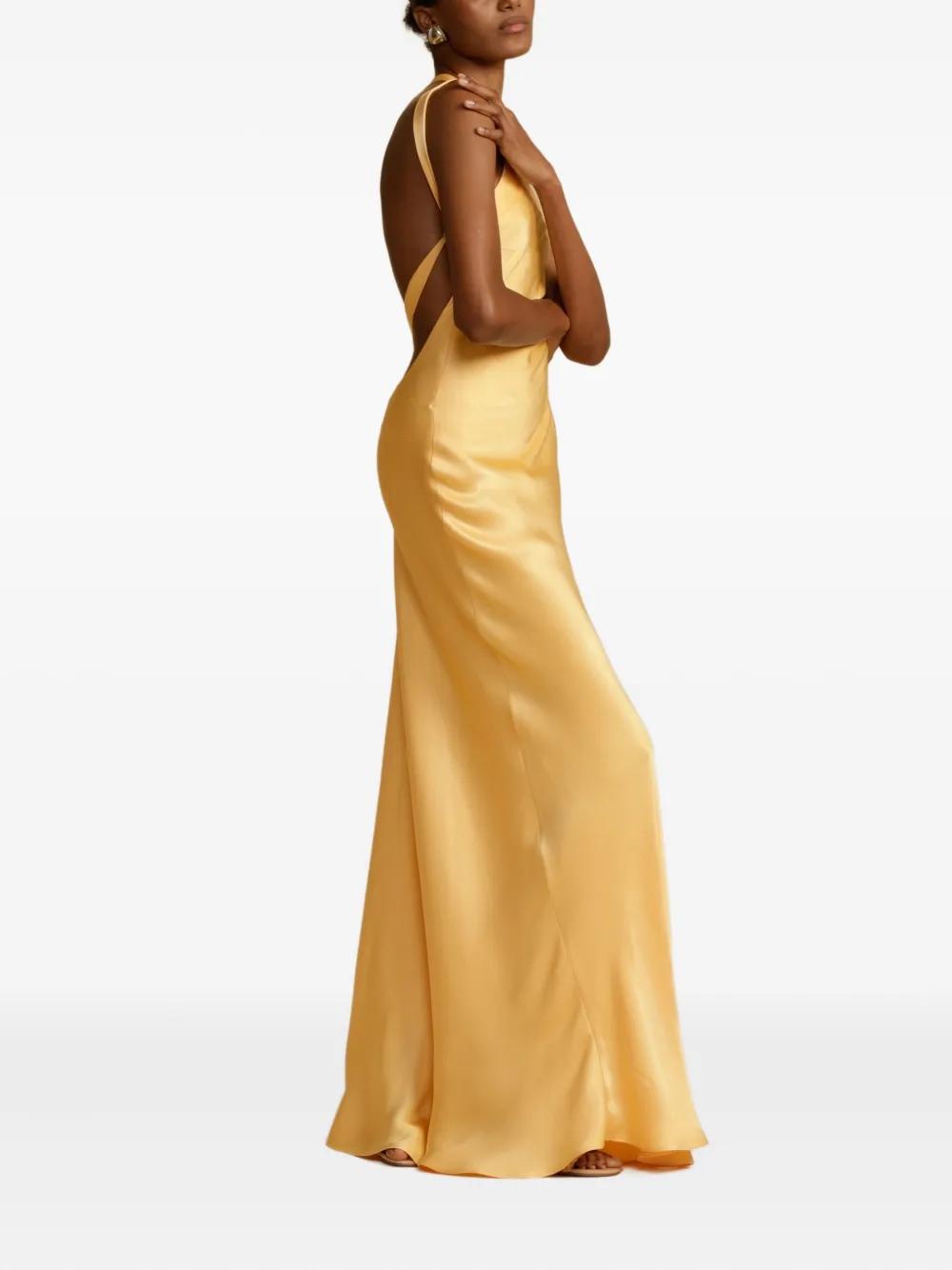 Arcina Ori Monique Asymmetric Maxi Dress in Metallic | Lyst Arcina Ori Monique Asymmetric Maxi Dress in Metallic | Lyst