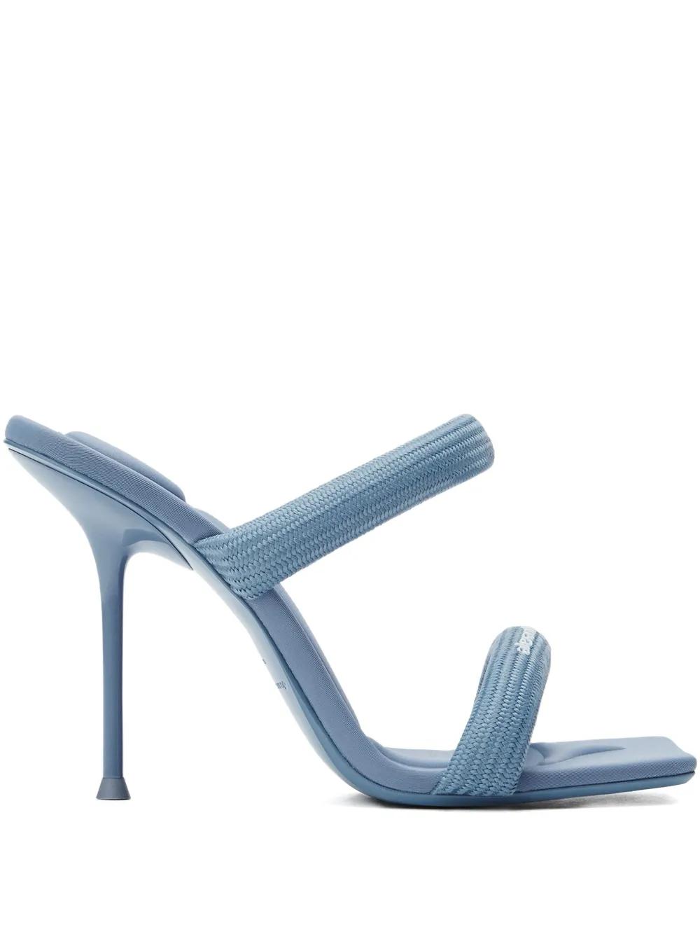Alexander Wang 105Mm Julie Sandals in Blue | Lyst