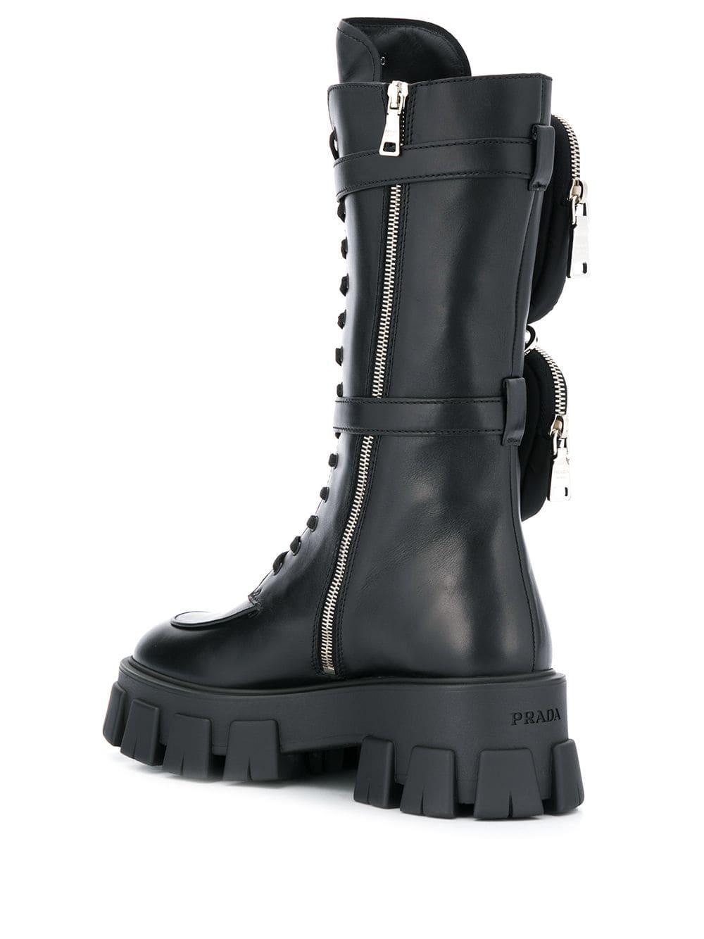 black prada boots