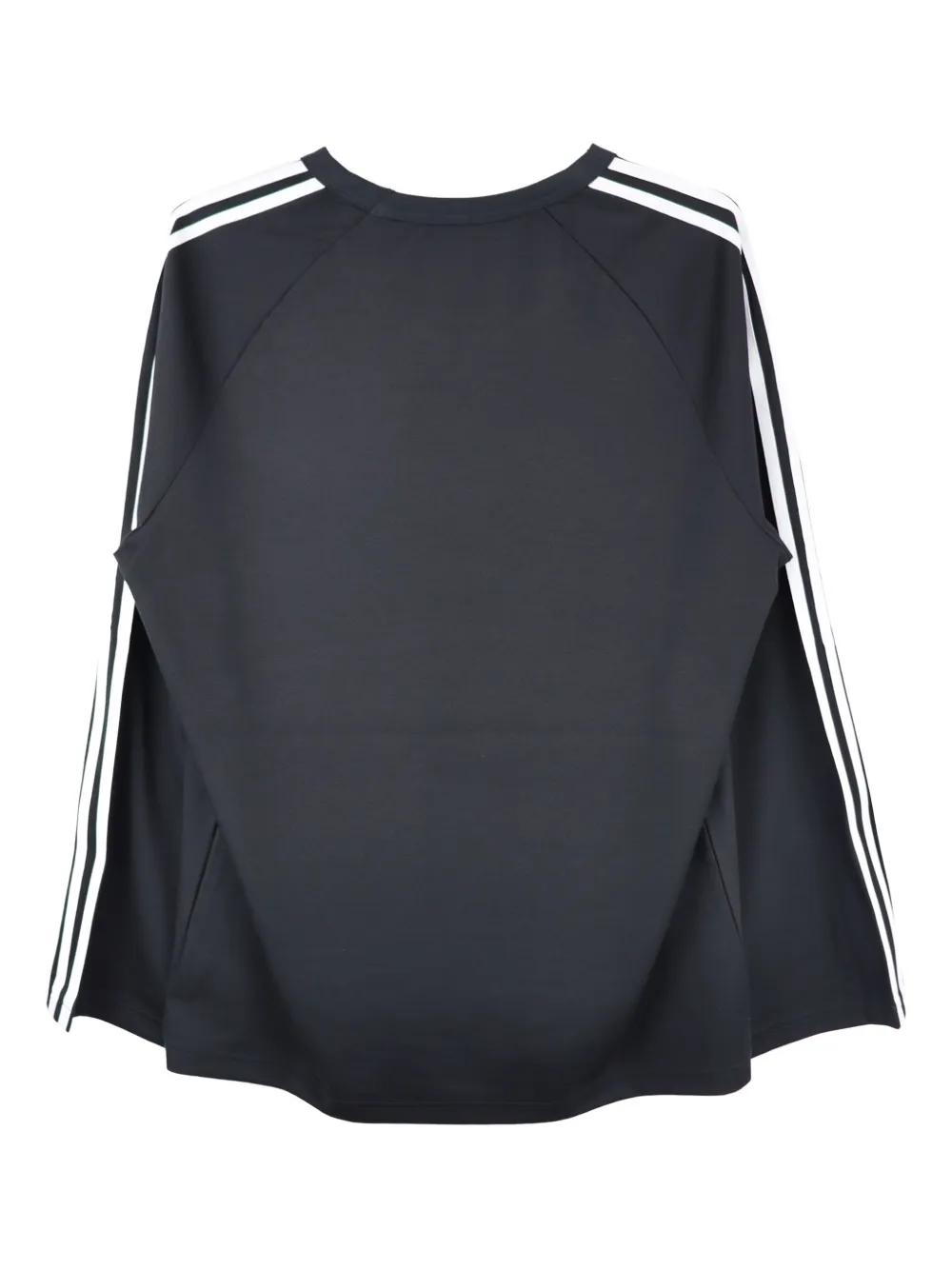 ★ Y-3 ★3 STRIPE LONG Tシャツ 関税込★ Black 3-Stripes Long Sleeve T-Shirt by Y-3 on Sale