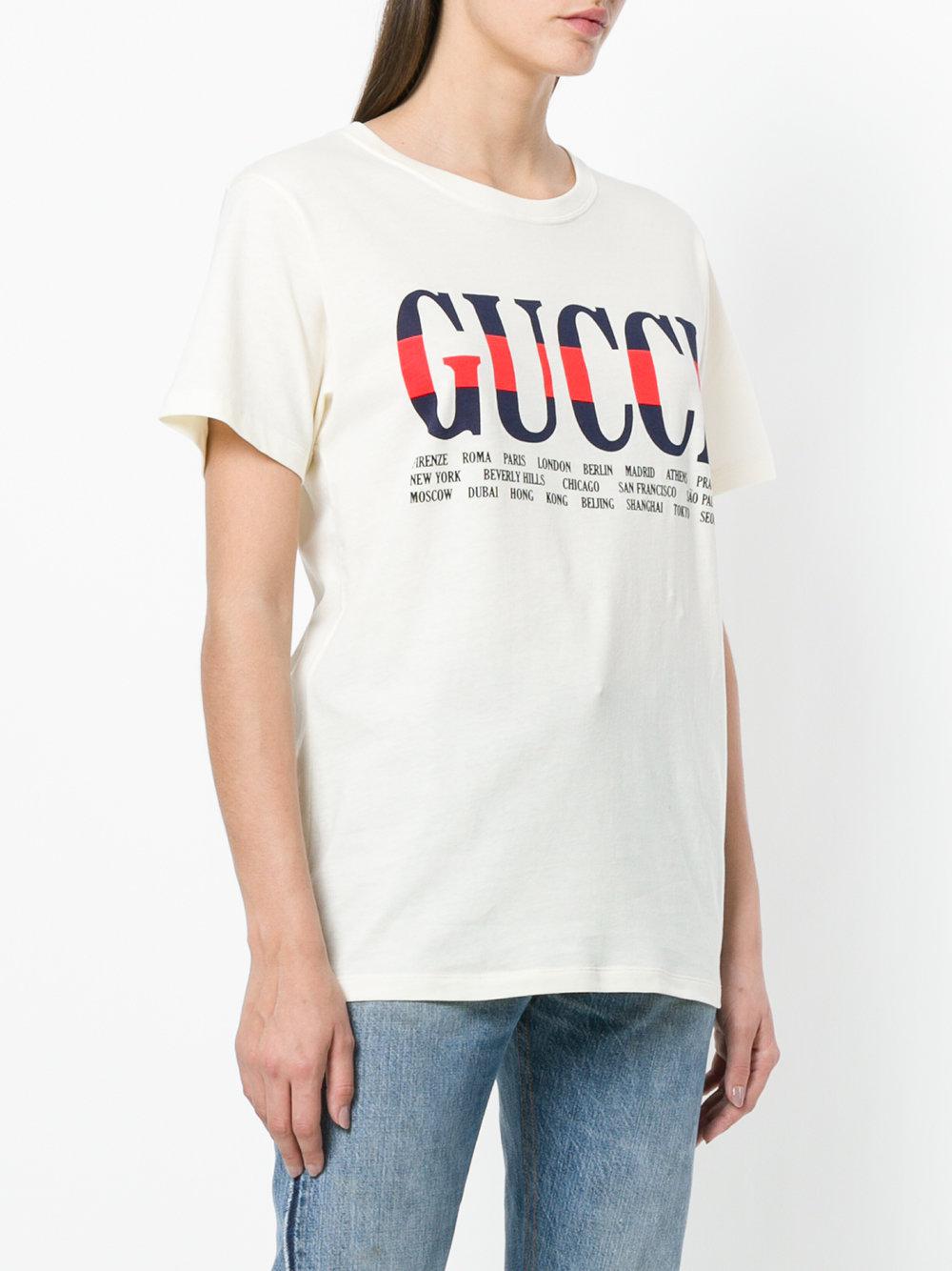 gucci cities shirt