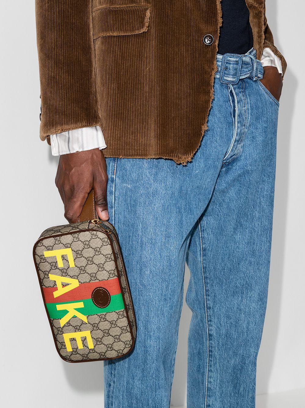 Gucci Fake/no Belt Bag in Brown for Men | Lyst