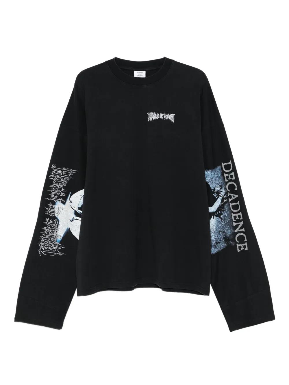 vetements-black-Graphic-Print-
