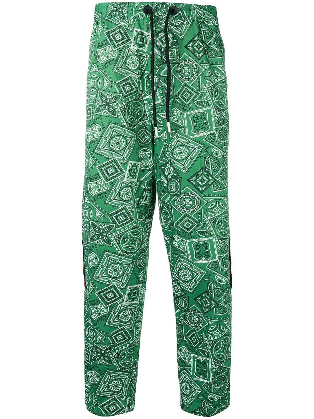 DIESEL Cotton Bandana Print Trousers in 