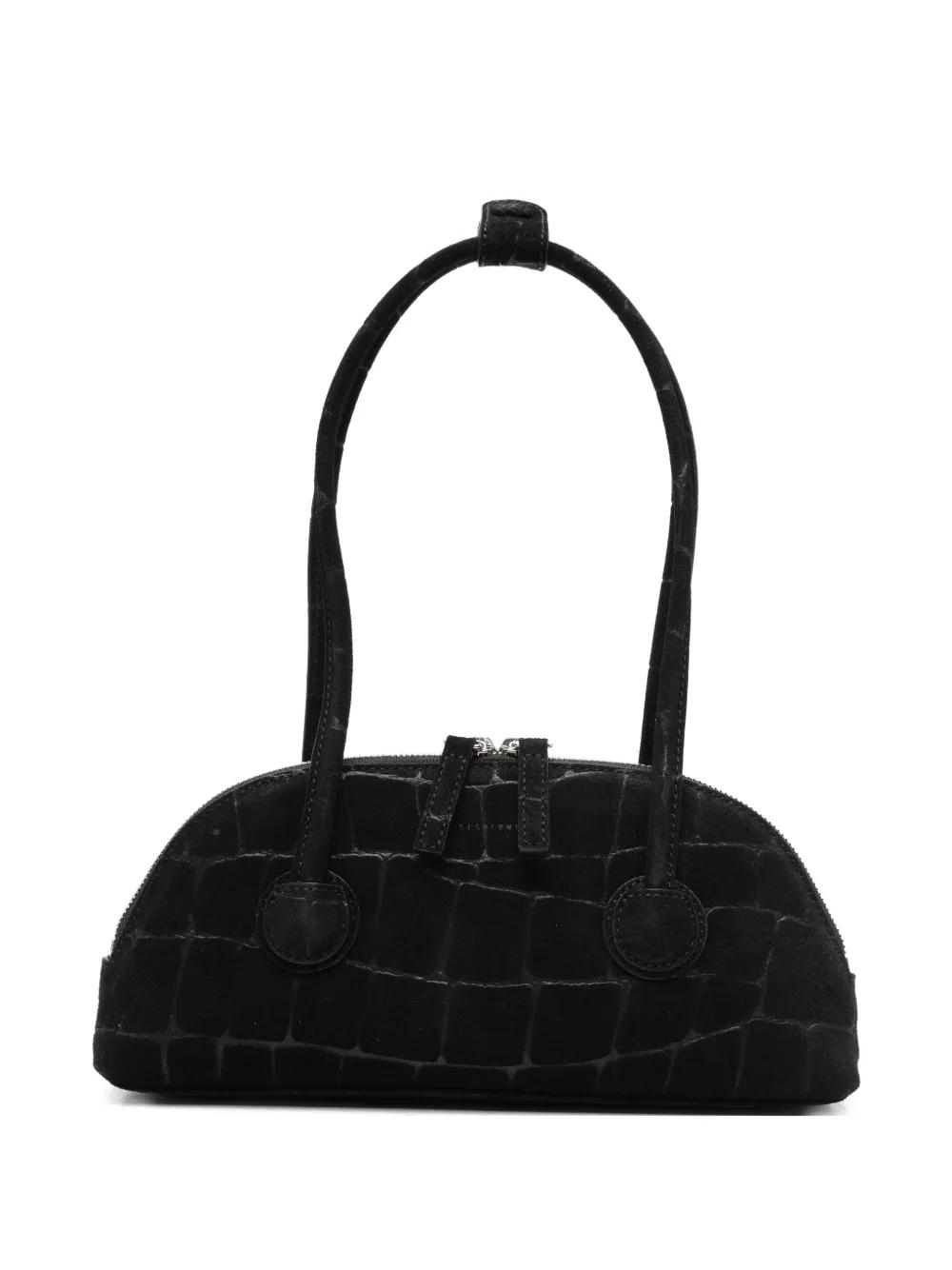 トートバッグ Marge Sherwood calf-suede top handle tote bag Marge Sherwood Calf-suede Top Handle Tote Bag In Brown