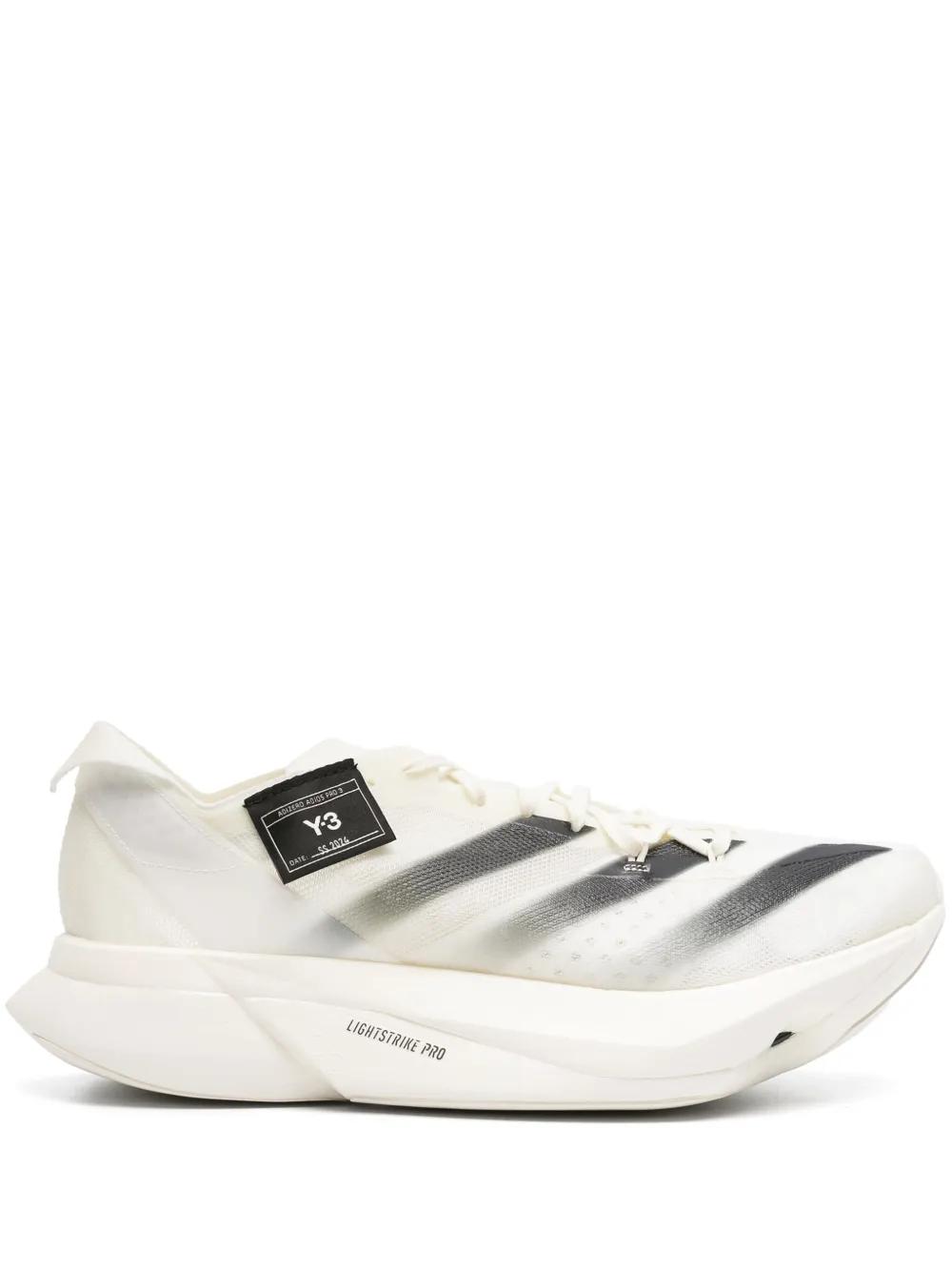 Y-3 Adizero Adios Pro Mesh Sneakers in White for Men Lyst UK