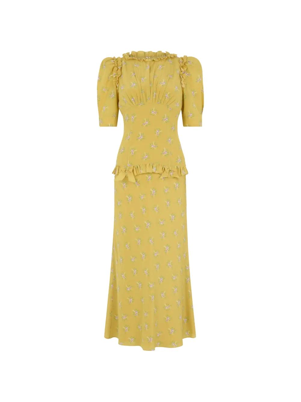 Designer Yellow Peplum Dresses for Women - Up to 70% off | Lyst