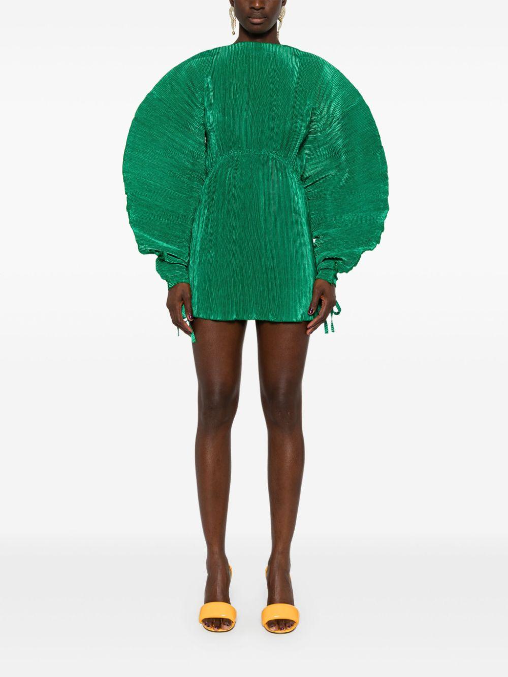 sachin and babi light blue dress Ermanno Di Ermanno Scervino Woman Mini Dress Emerald Green Size 6 Viscose,  Virgin Wool main image 0