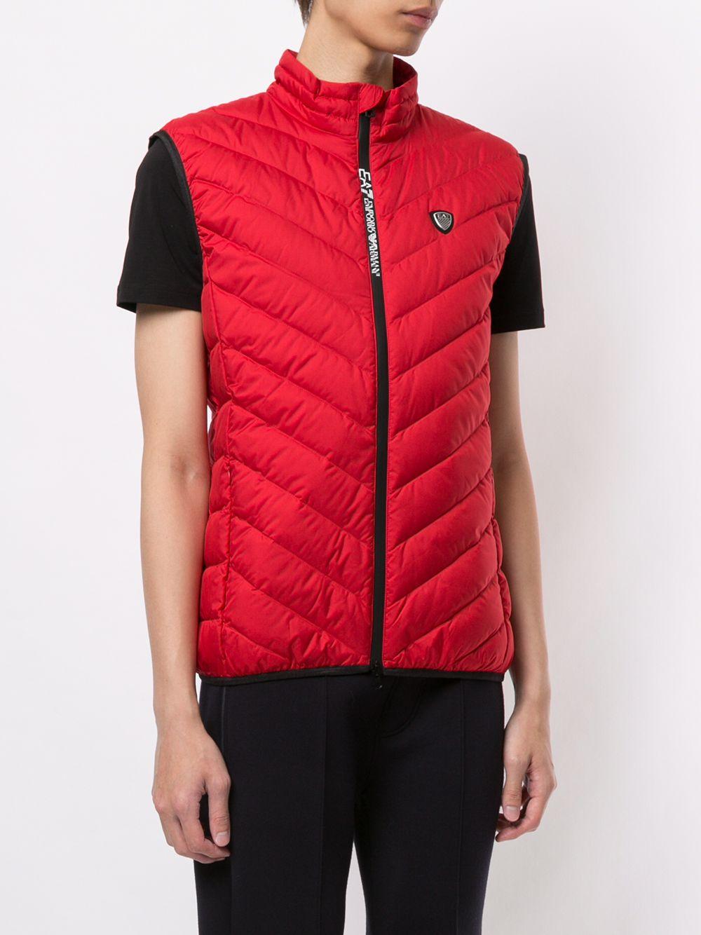 red ea7 bodywarmer