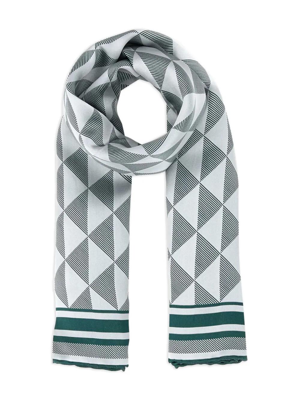 Prada Geometric Foulard in Blue Lyst UK