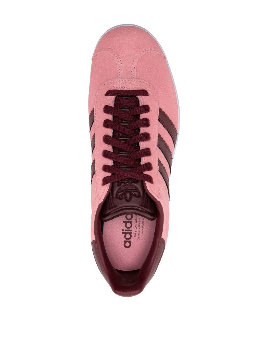 adidas Gazelle Lace-up Sneakers in Pink | Lyst