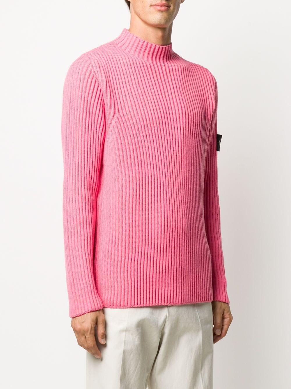 stone island mock neck jumper