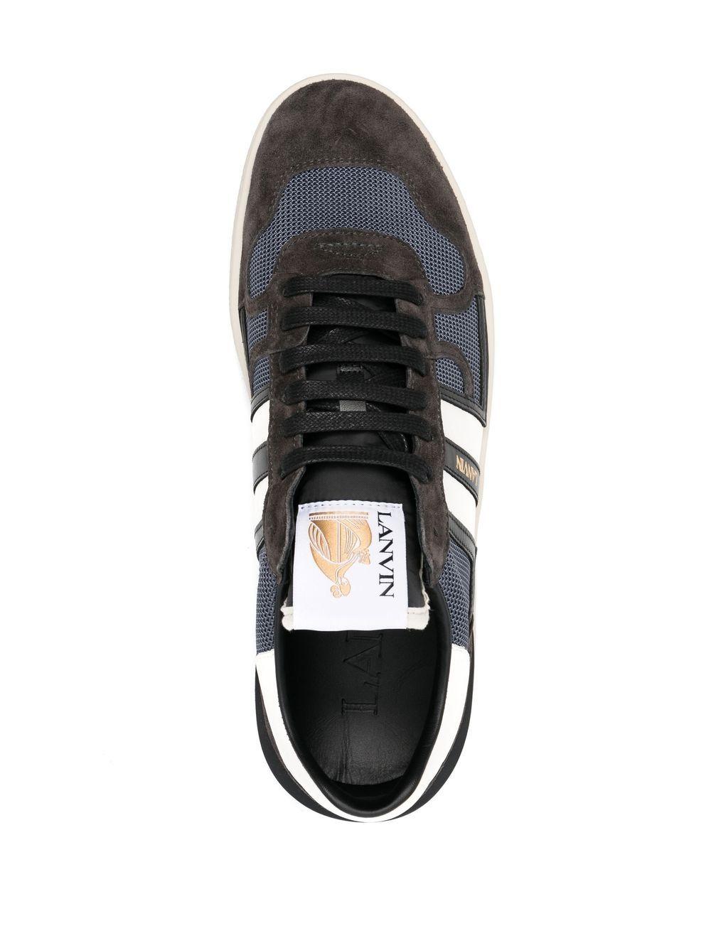 Lanvin Luxurious Calf-leather Sneaker. in Black for Men | Lyst