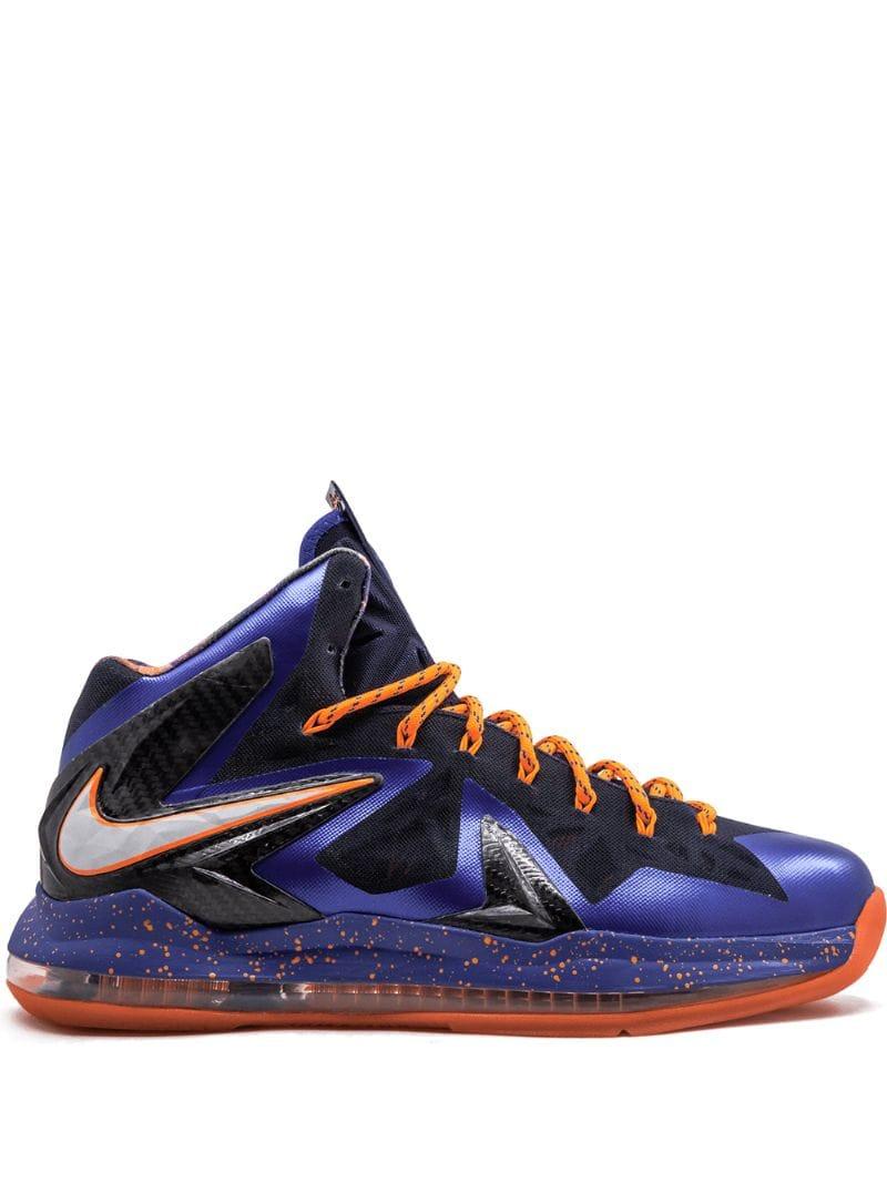 lebron 10 purple and orange