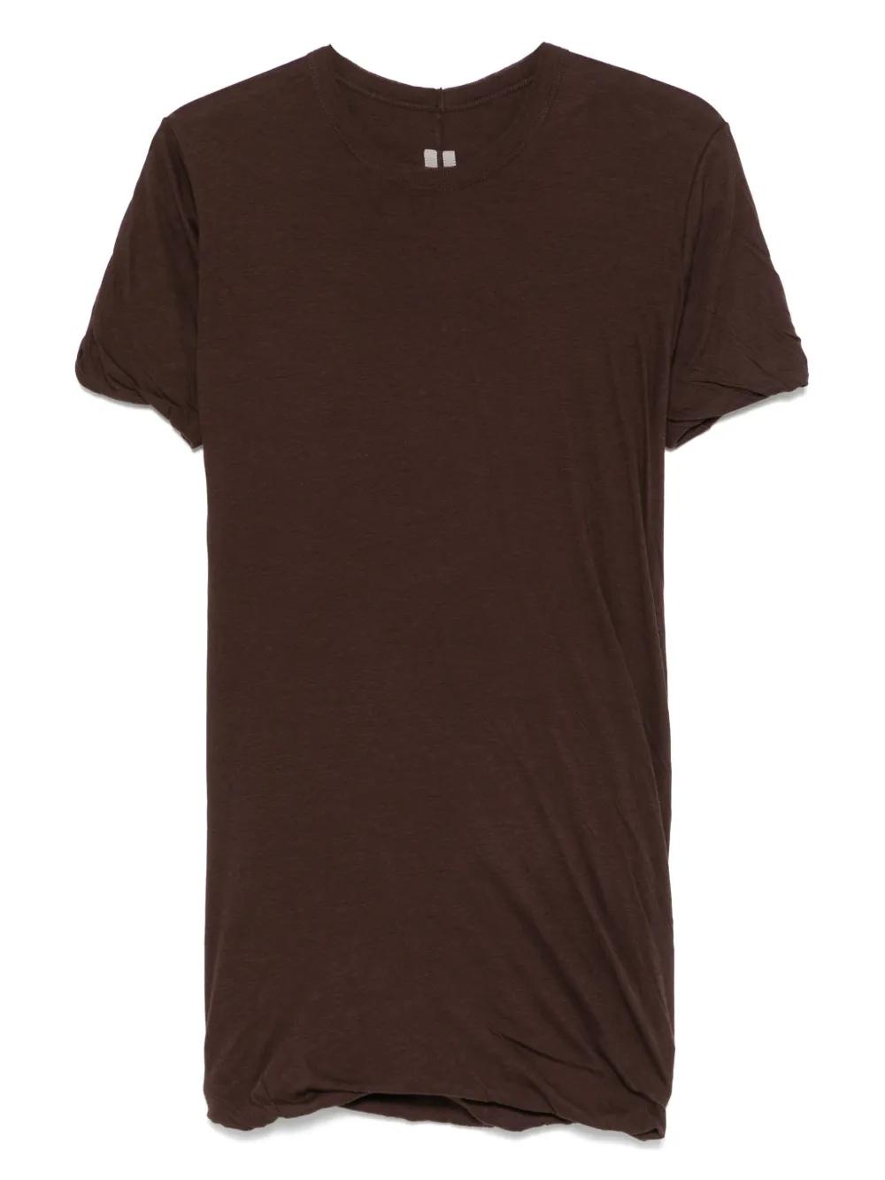 【関税込み】Rick Owens ブラウン Hollywood Double 半袖Tシャツ Rick Owensのブラウン Hollywood Double 半袖Tシャツがセール中
