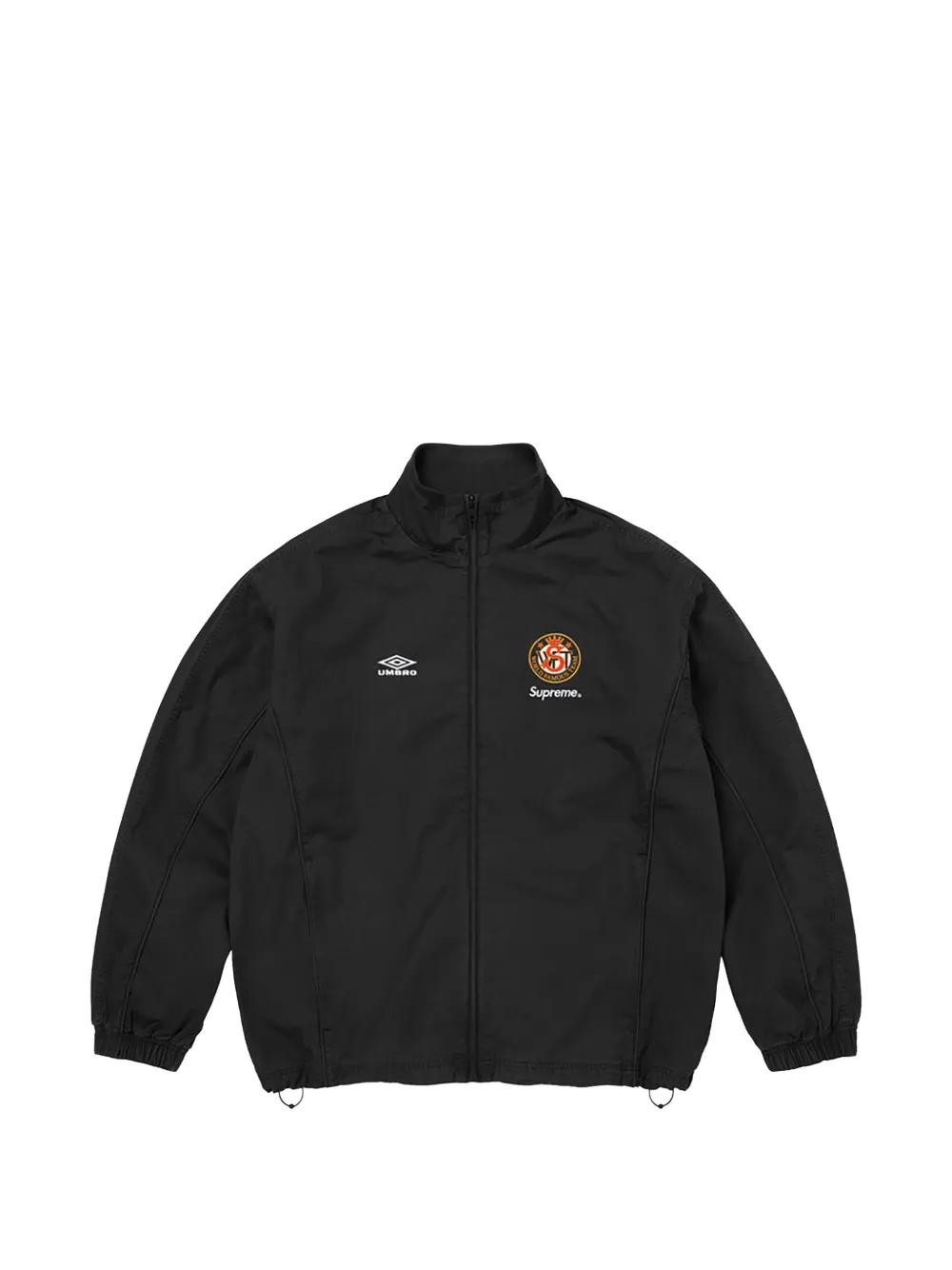 Supreme X Umbro Zip-Up Cotton Track Jacket in Black for Men | Lyst