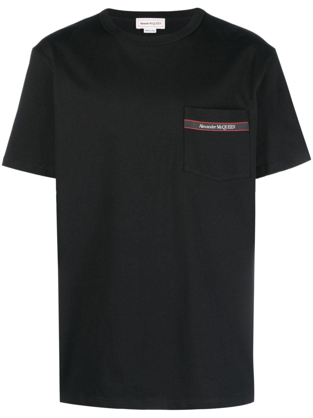 Alexander mcqueen top t shirt black