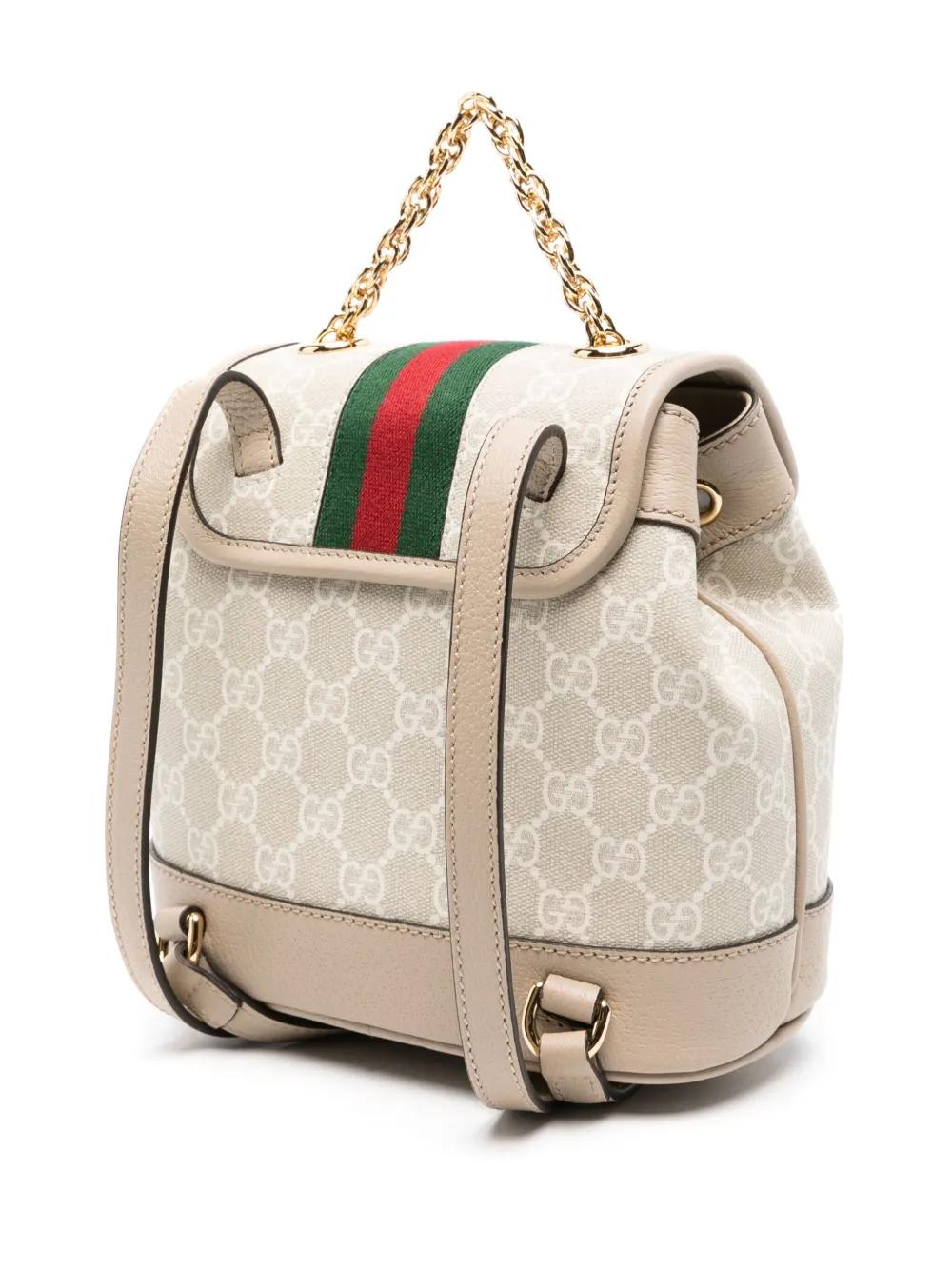 gucci mini backpack white All over pattern placement may vary White Gucci Backpacks for Women