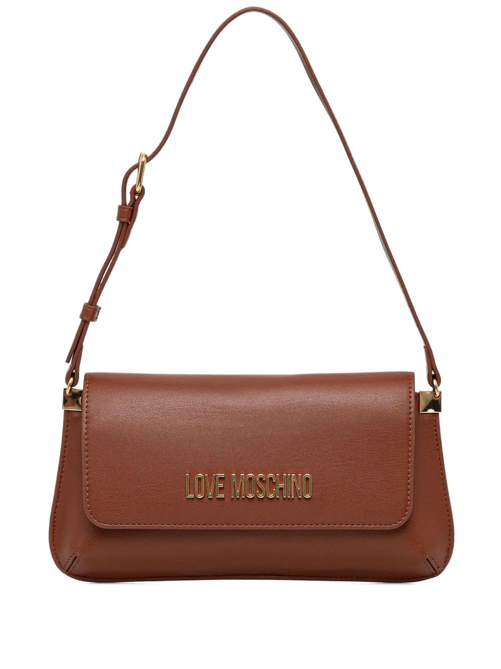 ショルダーバッグ・ポシェット MOSCHINO COUTURE Woman Shoulder bag Brown 75068008 1087 Moschino Leather Belting Shoulder Bag | Saks Fifth Avenue