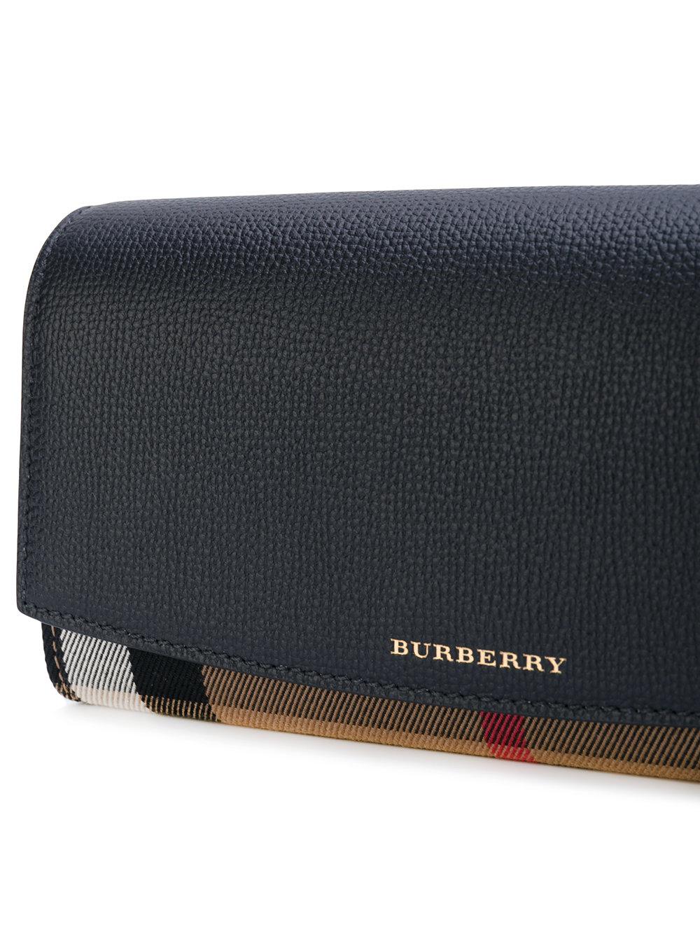 burberry wallet with strap