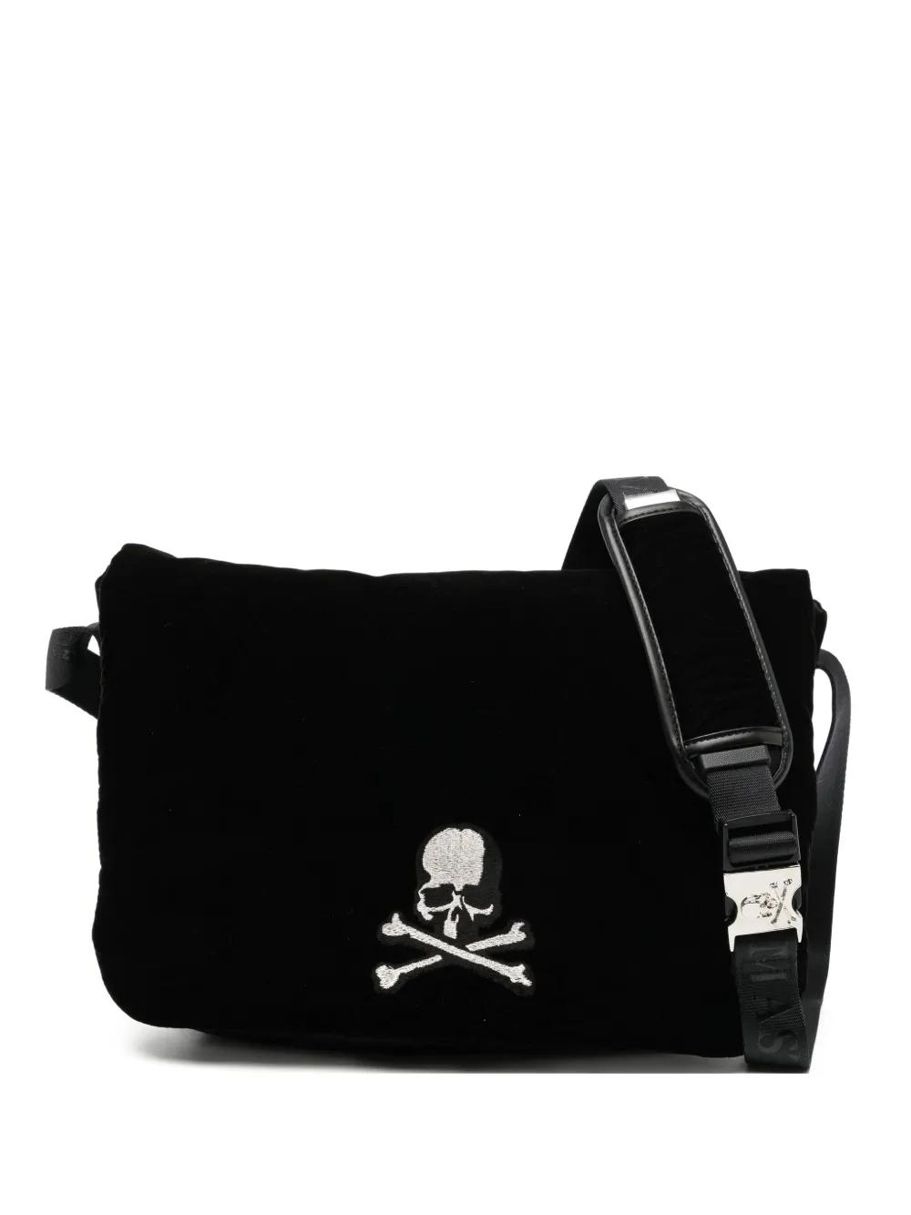 MASTERMIND WORLD Logo-Embroidered Shoulder Bag in Black for Men | Lyst