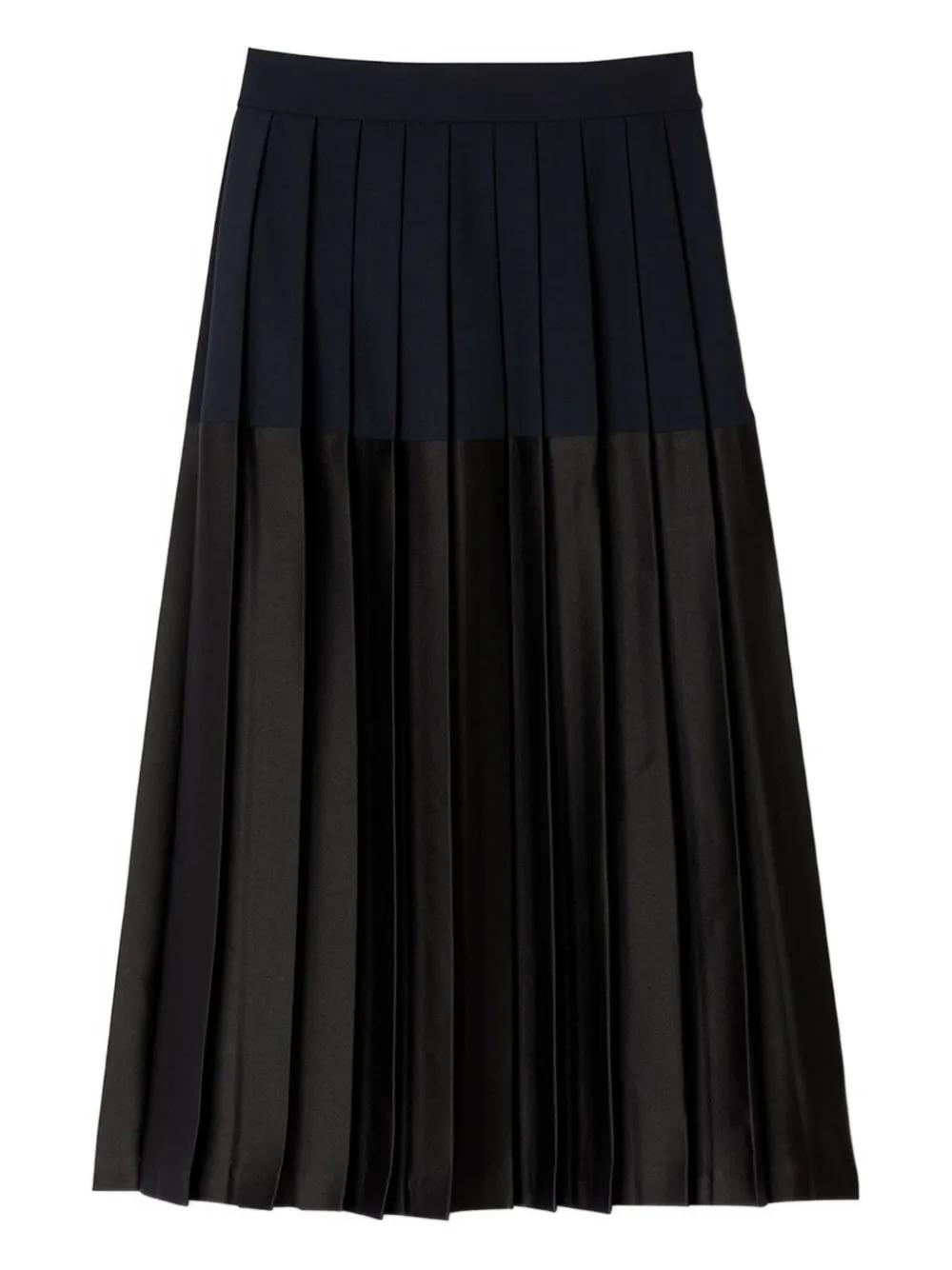 sandro-black-Pleated-