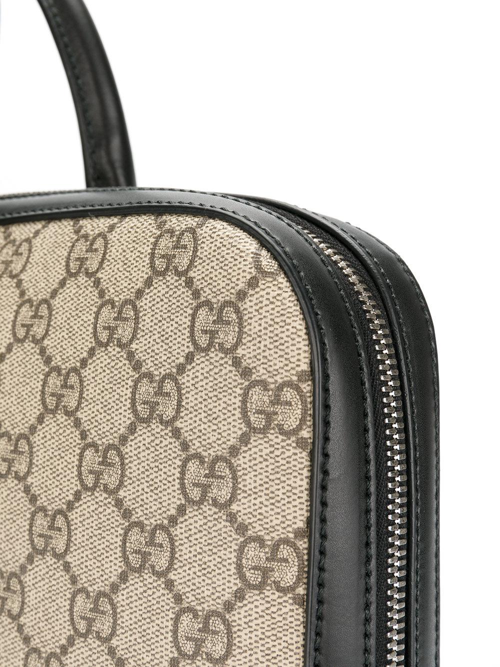 Gucci Leather Gg Supreme Laptop Bag for Men Lyst