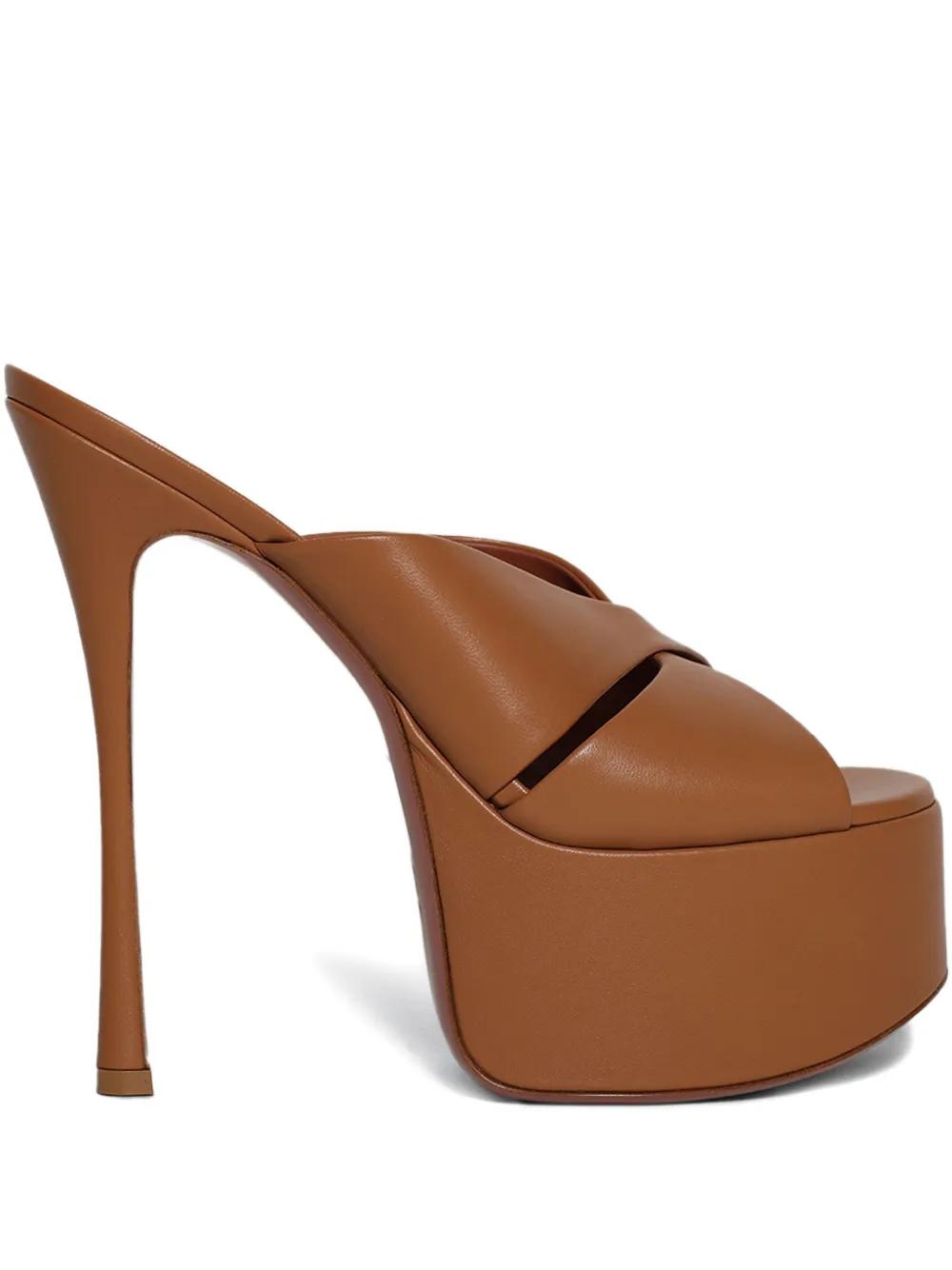 AMINA MUADDI 155 Salma Platform Sandals in Brown Lyst Australia