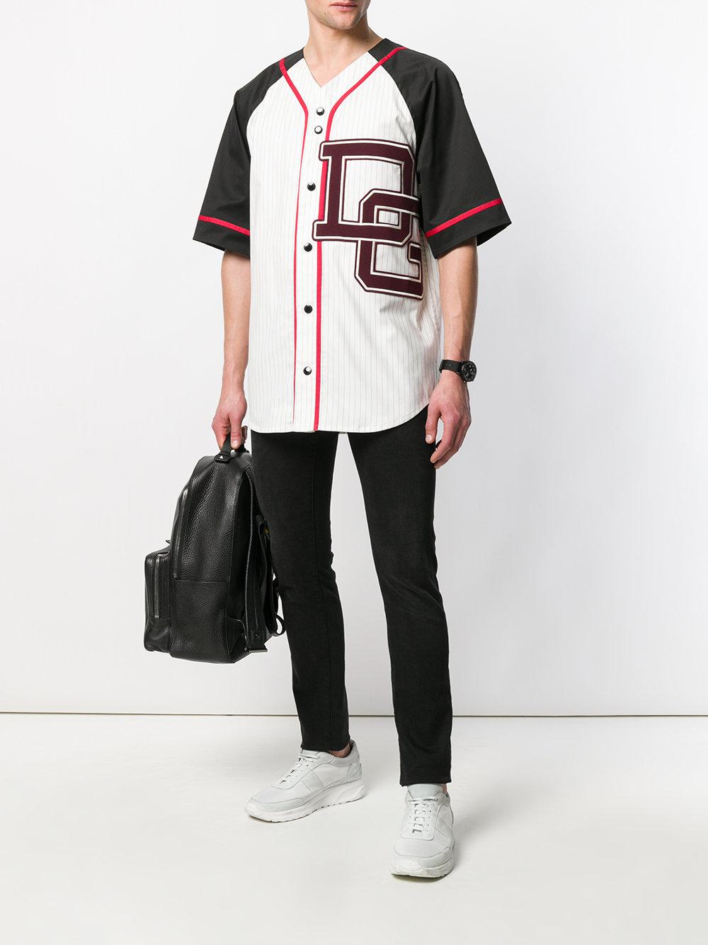 Dolce & Gabbana Baseball Jersey in White for Men | Lyst