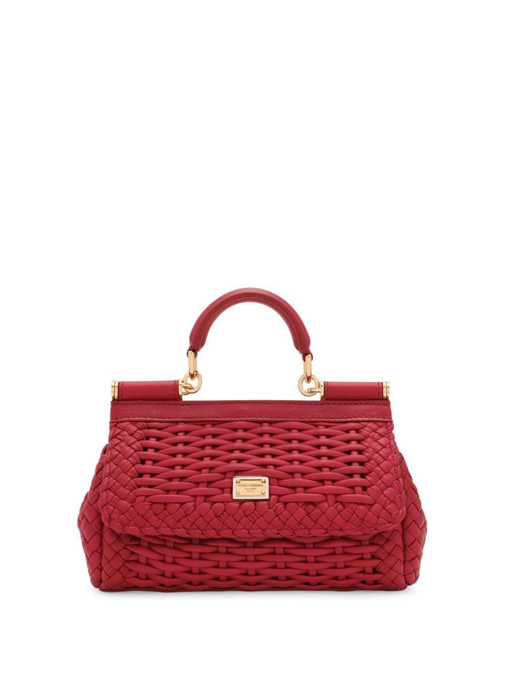 Dolce & Gabbana Red Small SICILY Shoulder Purse – MyGoTo Brands