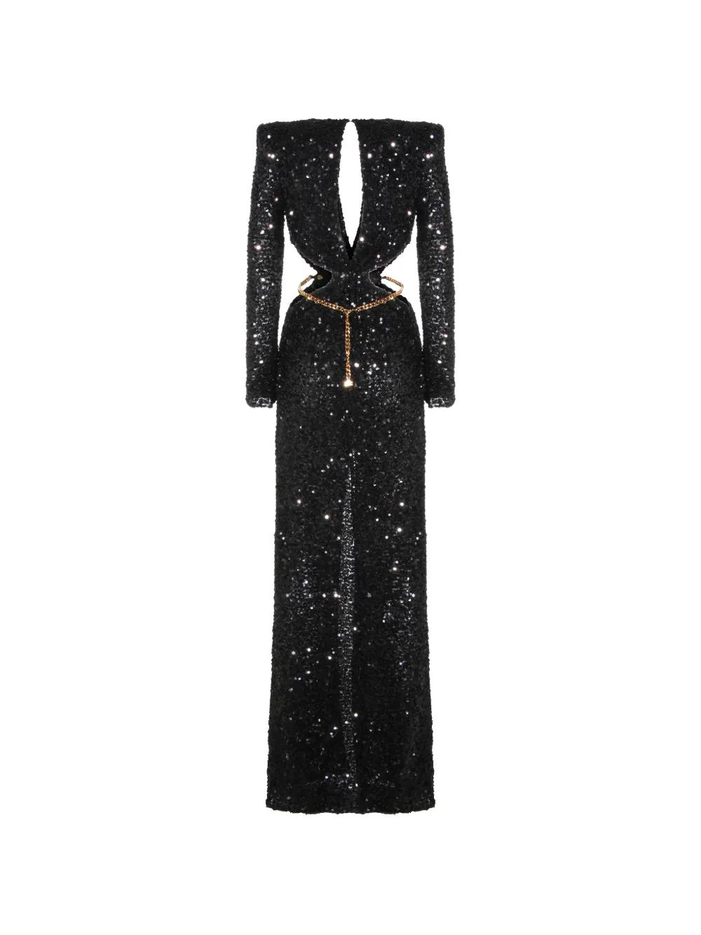 green emerald velvet dress Elisabetta Franchi