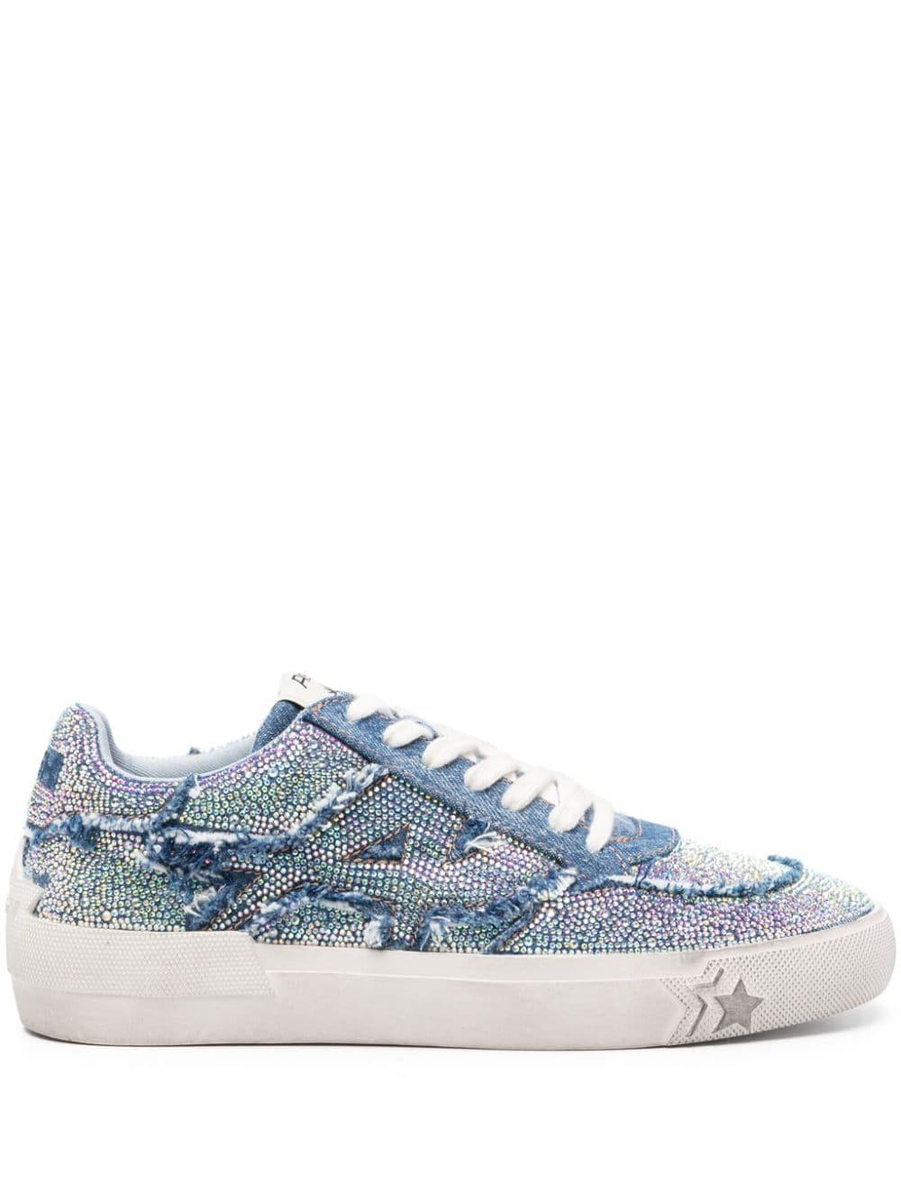 Ash Malibu Strass Crystal embellished Sneakers in Blue Lyst