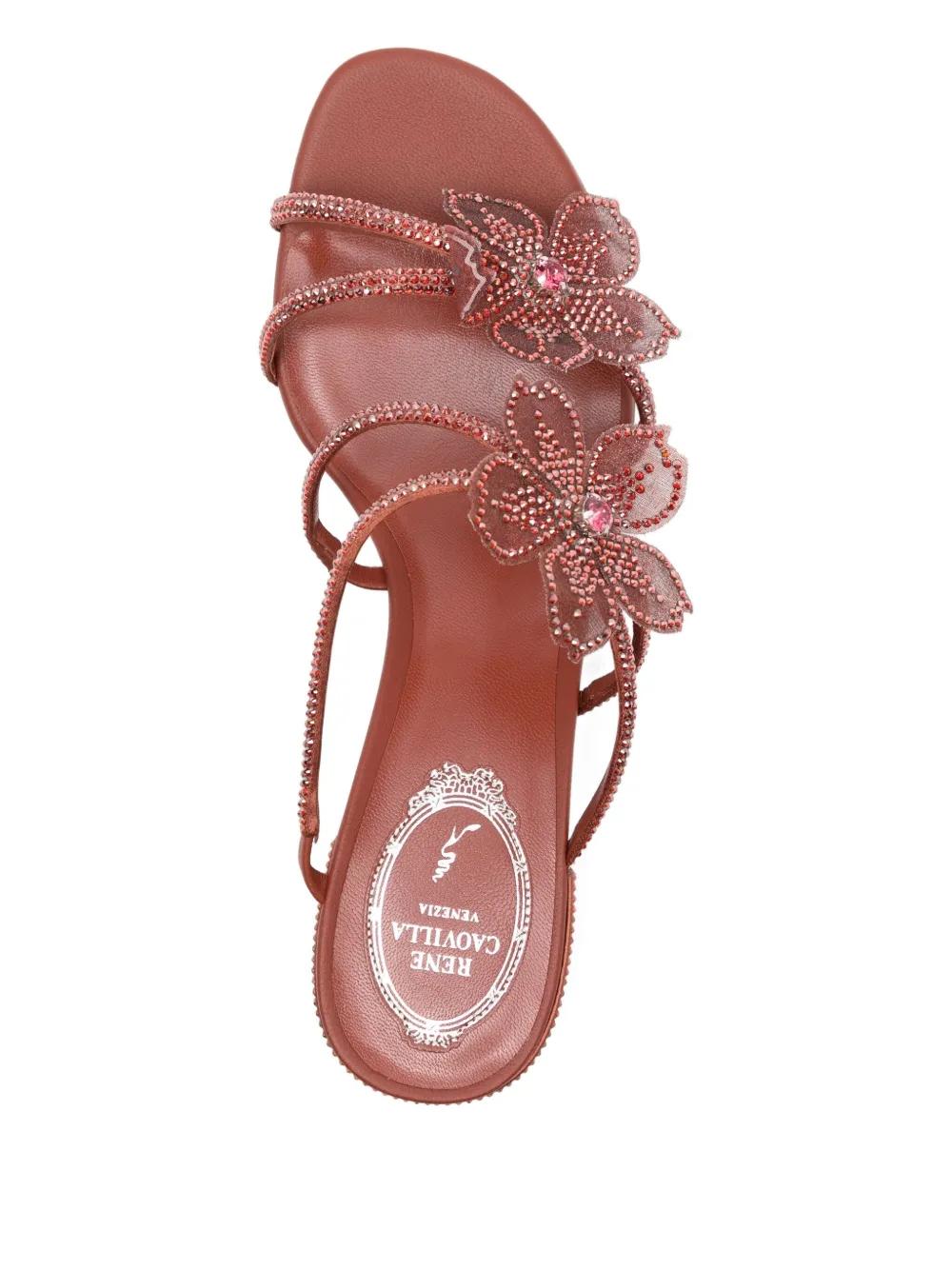 サンダル・ミュール Rene Caovilla CLEO SANDALS Jeweled Trigold Cleo Gold Sandal 105 | Rene Caovilla®