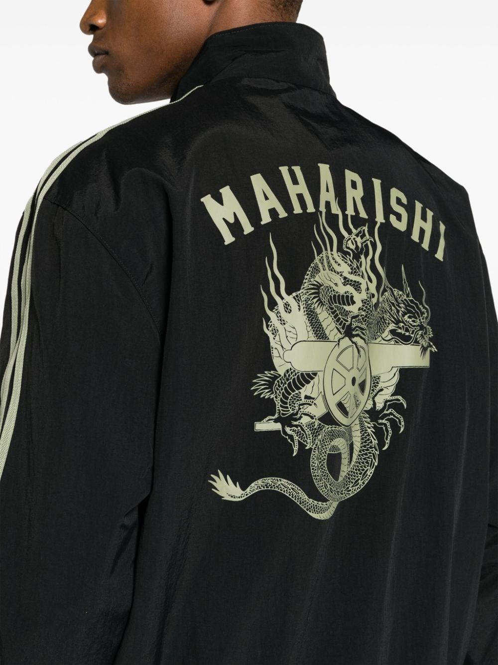 adidas X Maharishi Arsenal Logo-print Jacket in Black for Men