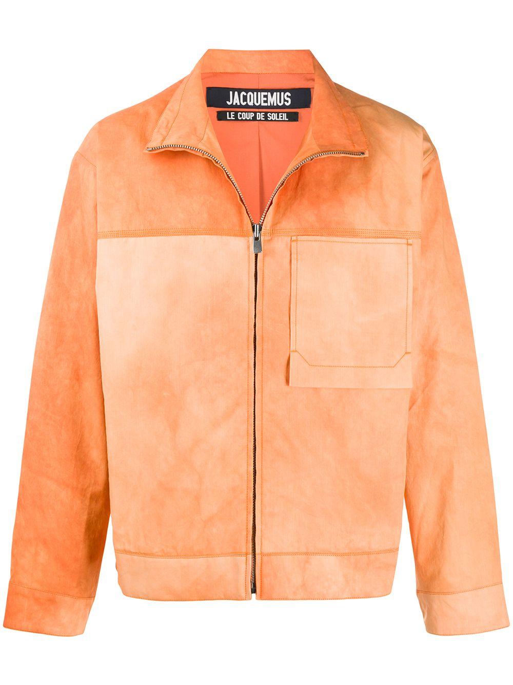 Jacquemus Cotton Le Blouson Valensole Jacket in Orange for Men - Lyst