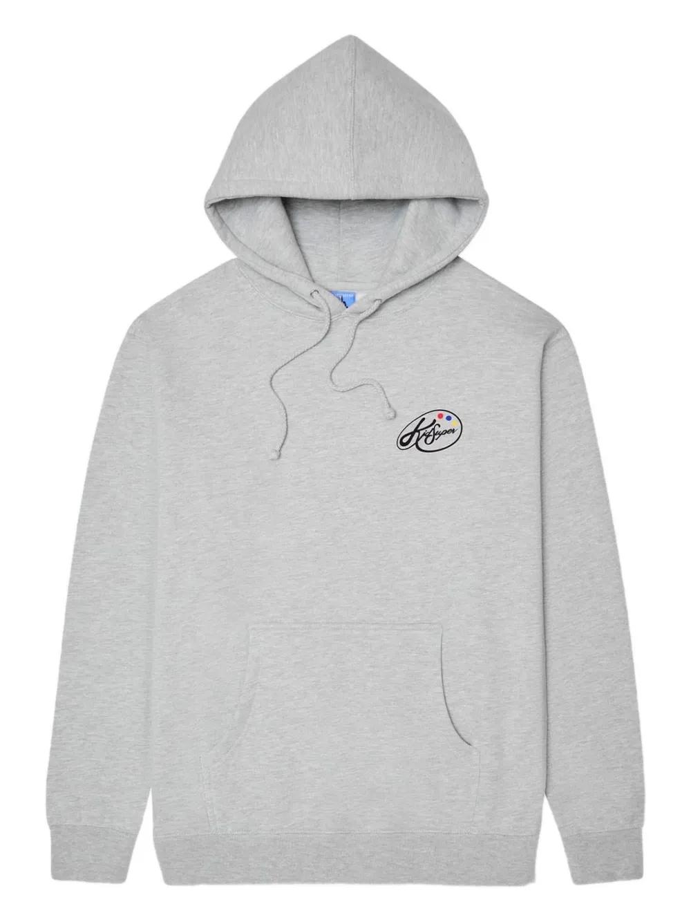パーカー・フーディ KidSuper Lilac cotton blend Kidsuper Wave sweatshirt KidSuper Dyed Crewneck in Purple | SVD USA