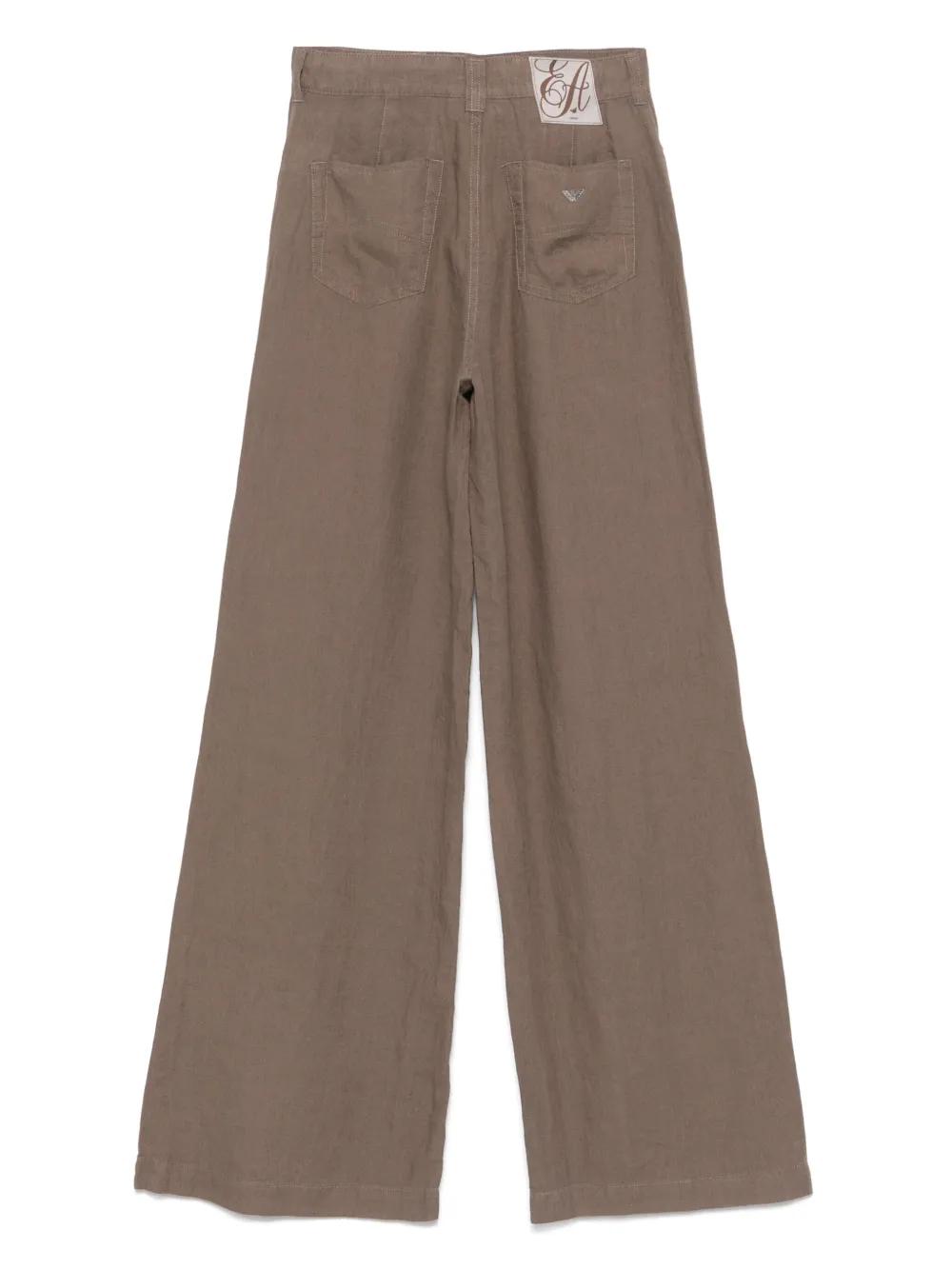 パンツ EMPORIO ARMANI 100% Linen Pants 0400020145974_SEAFOAM?wid=600&