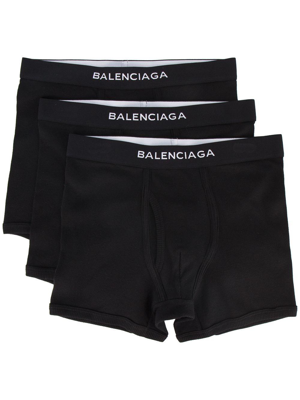 Balenciaga Black Boxer Briefs By for Men