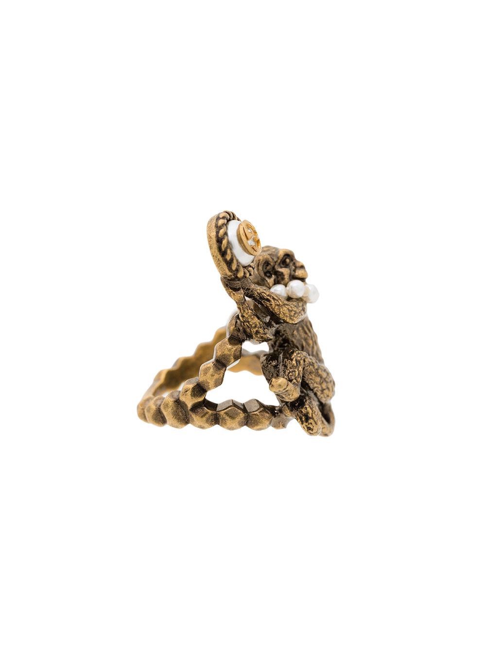 gucci monkey ring