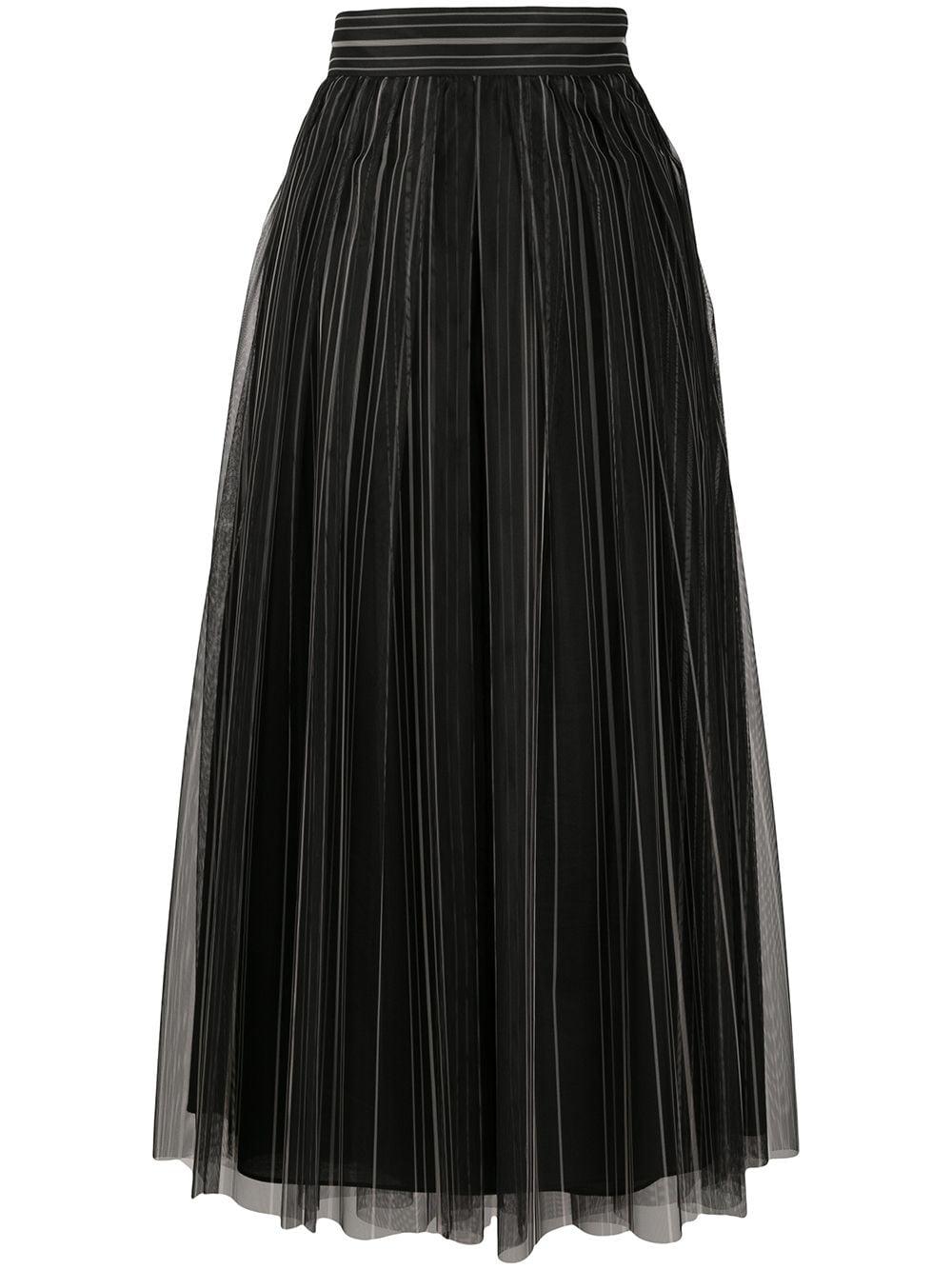 brunello cucinelli tulle skirt