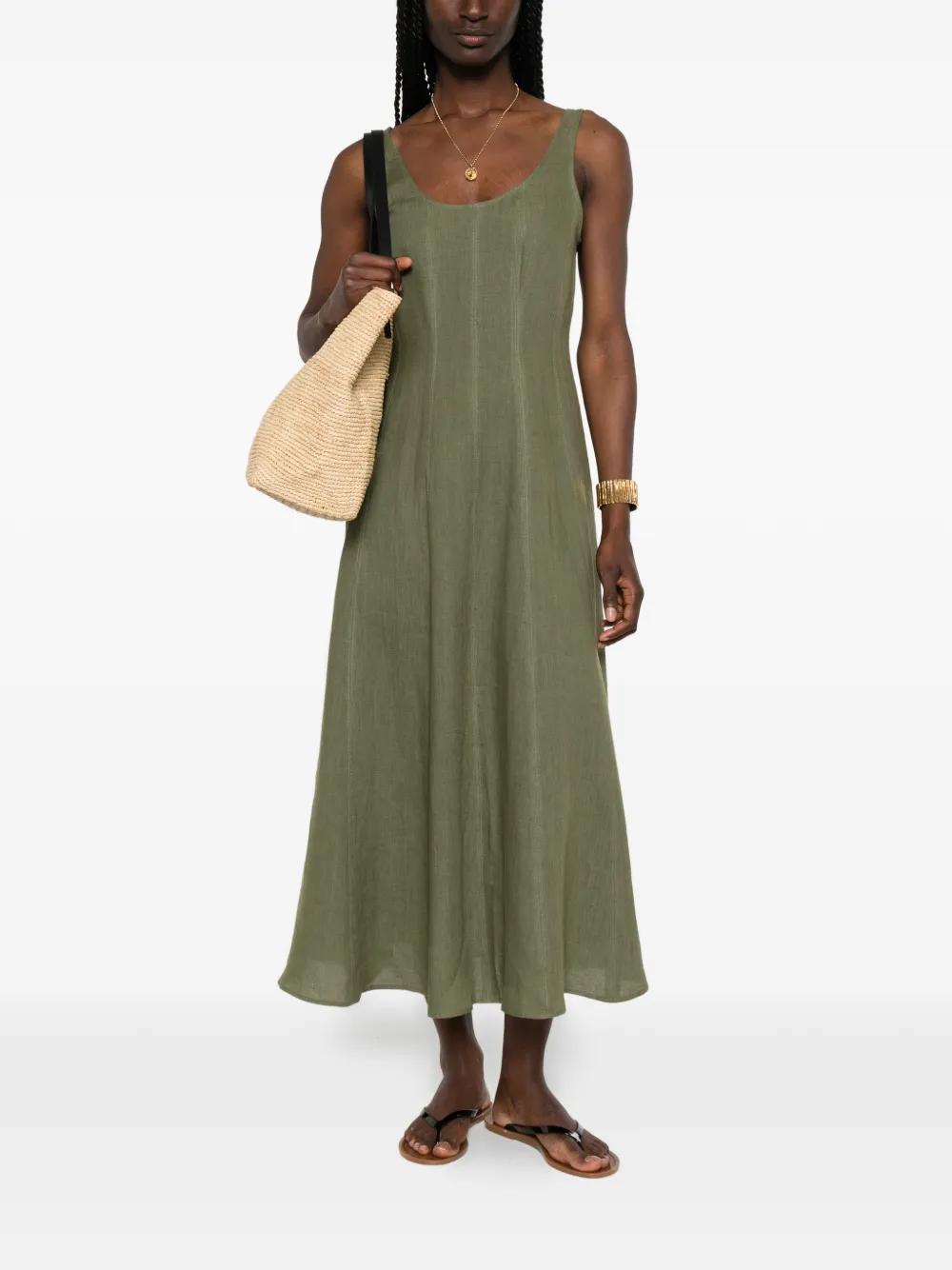 marella green dress Off-Shoulder Light Green Floral Casual Summer Dress Mint Green / XSmall main image 1