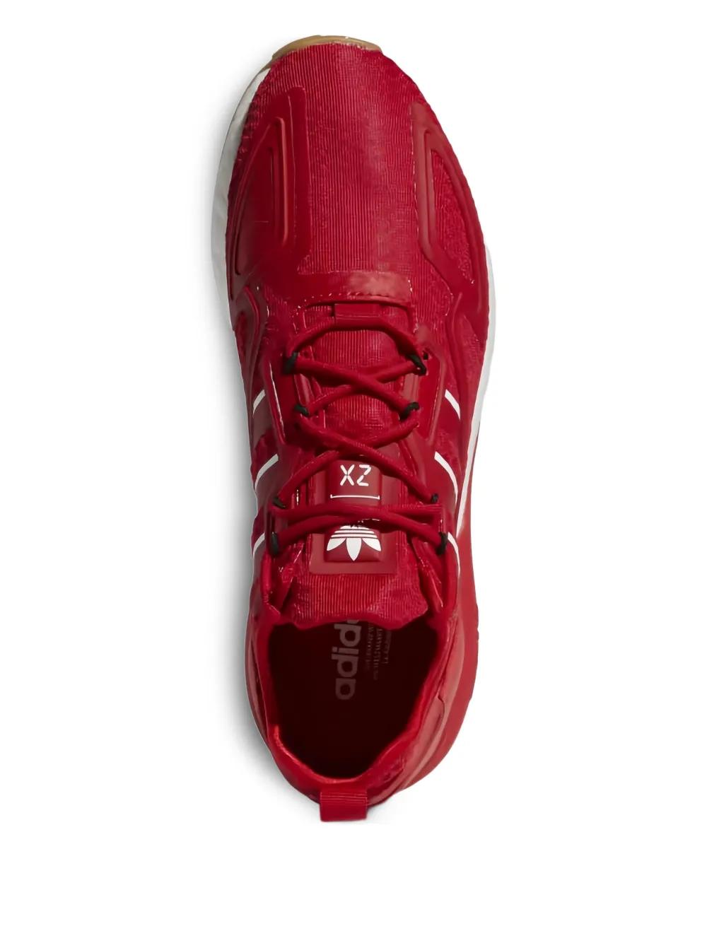 Scarlet ⑅*. Adidas x Ninja ZX 2K Boost Men's Athletic Sneaker Pink Black