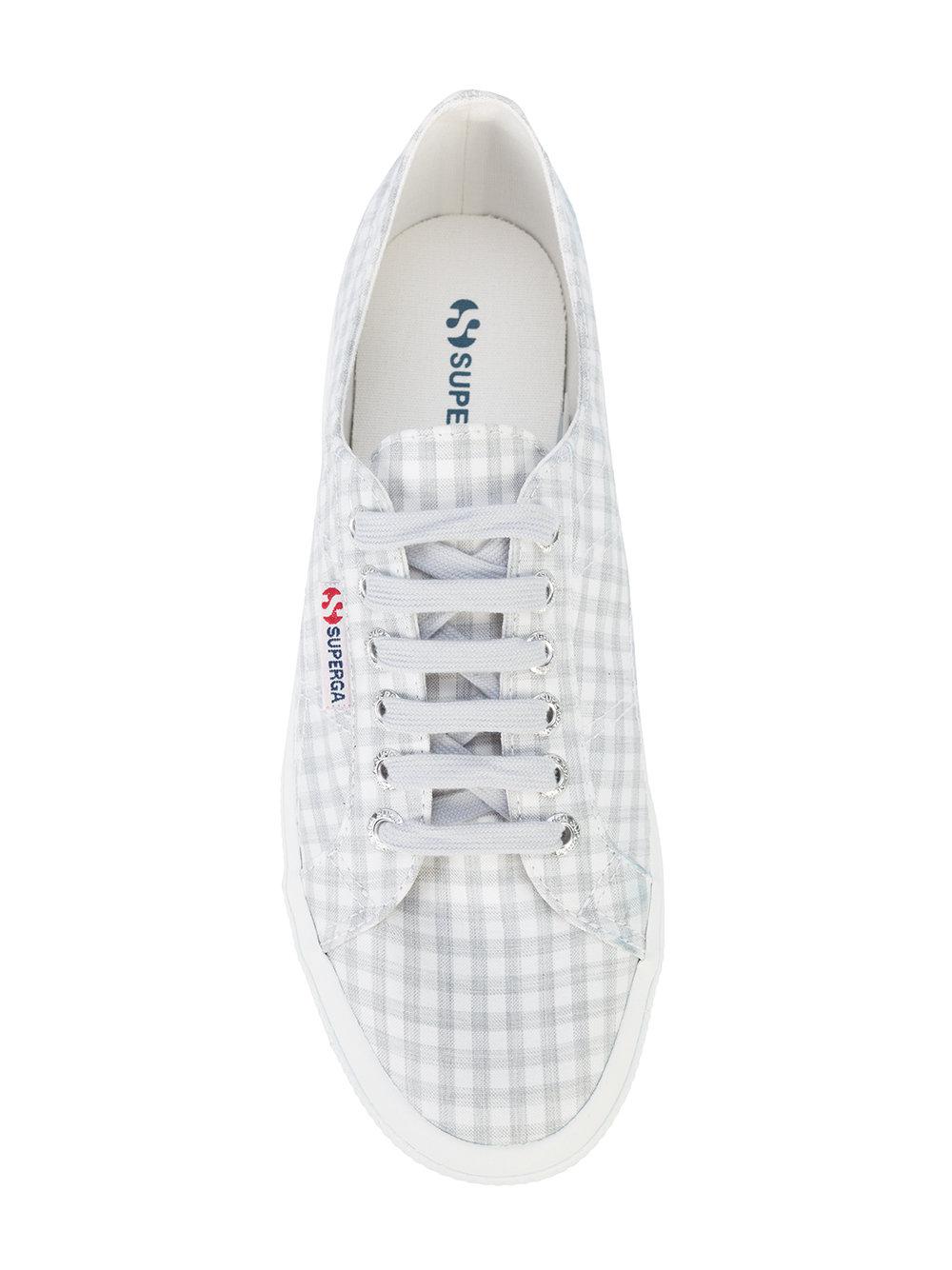 superga gingham sneakers