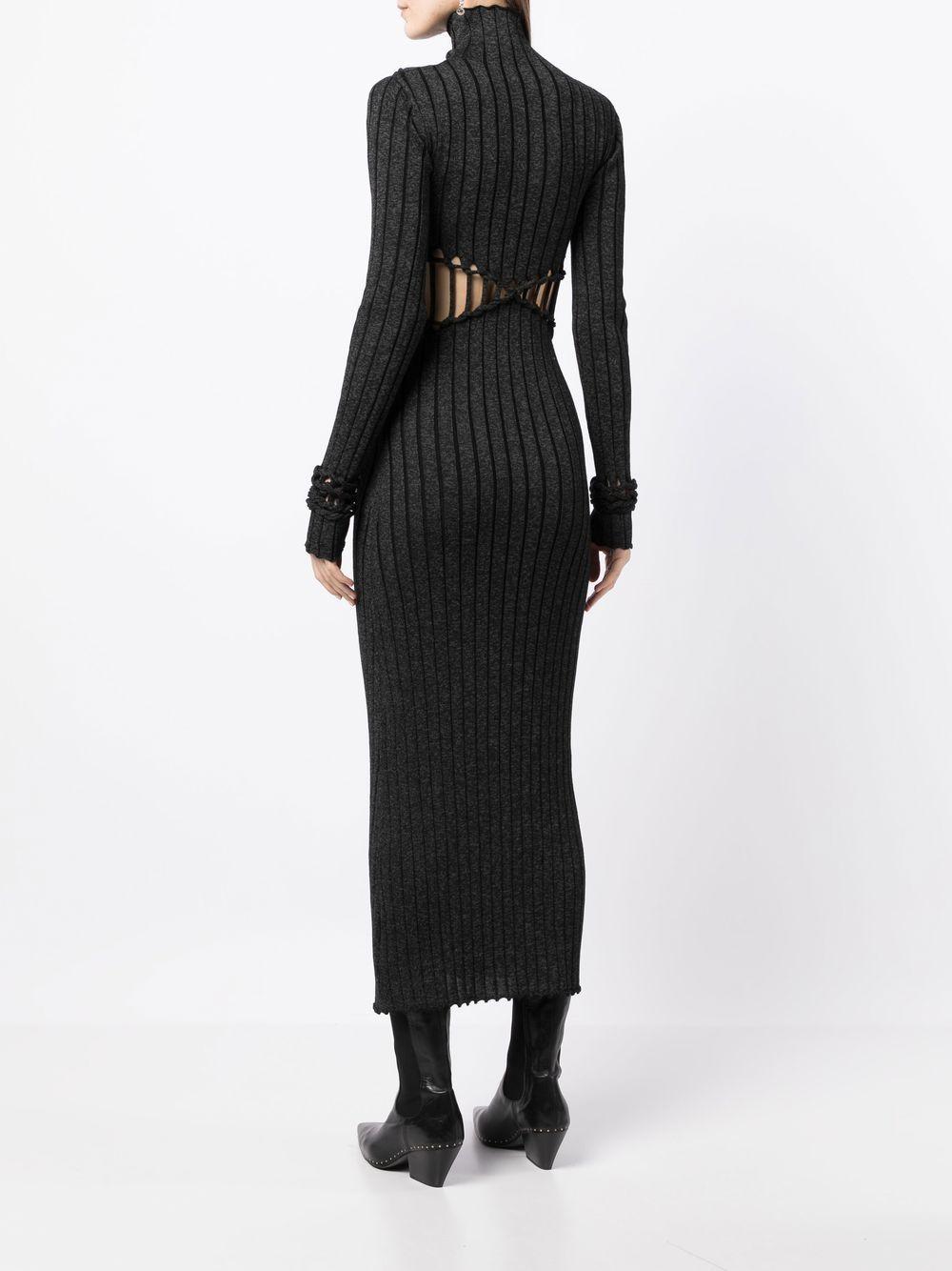 Dion Lee X Braid Reflective Dress in Black | Lyst Australia
